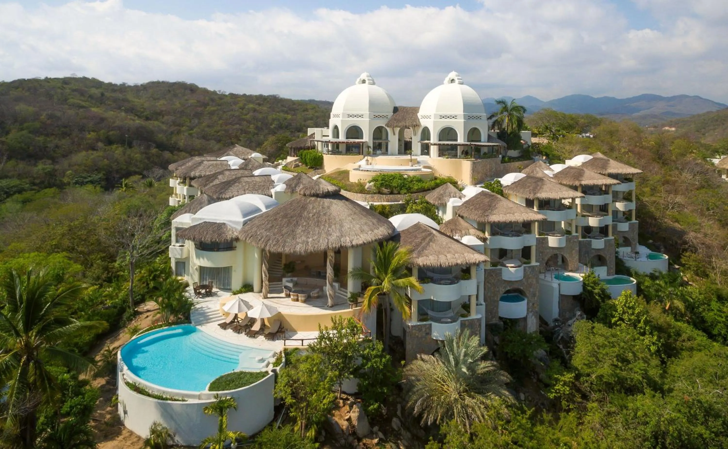 Bird's eye view in Quinta Real Huatulco