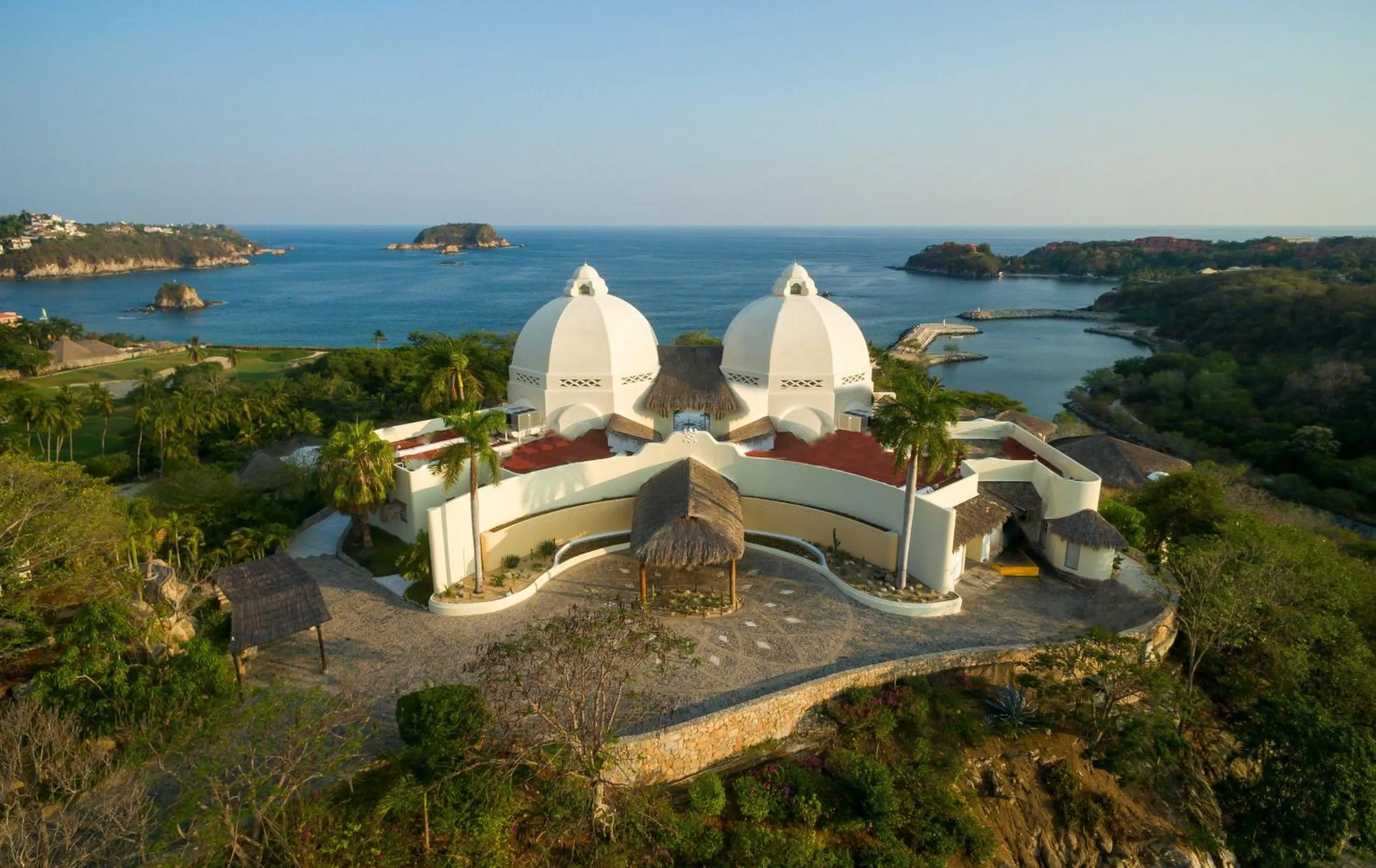 Bird's eye view in Quinta Real Huatulco