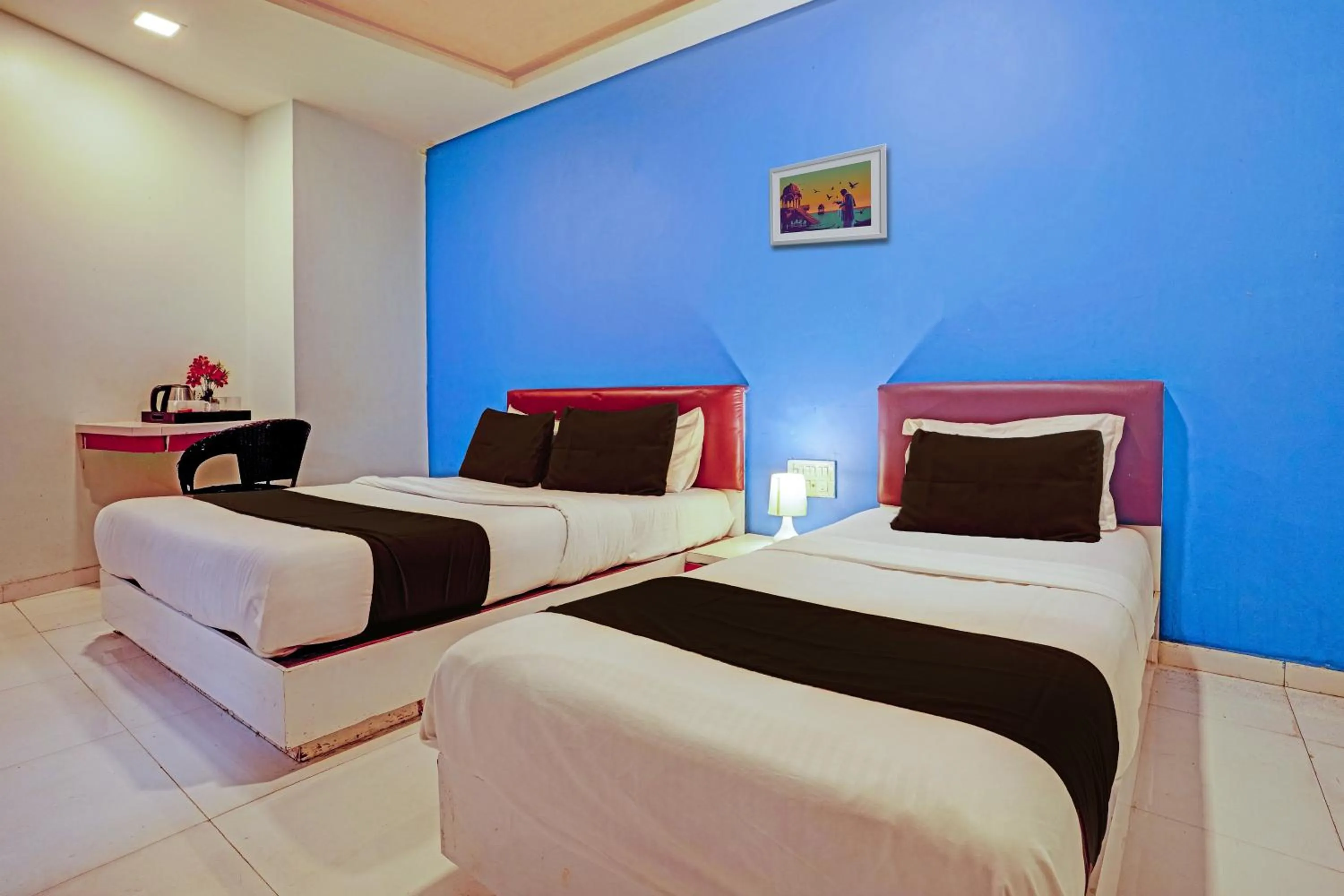 Bedroom, Bed in Hotel O Blue Sea