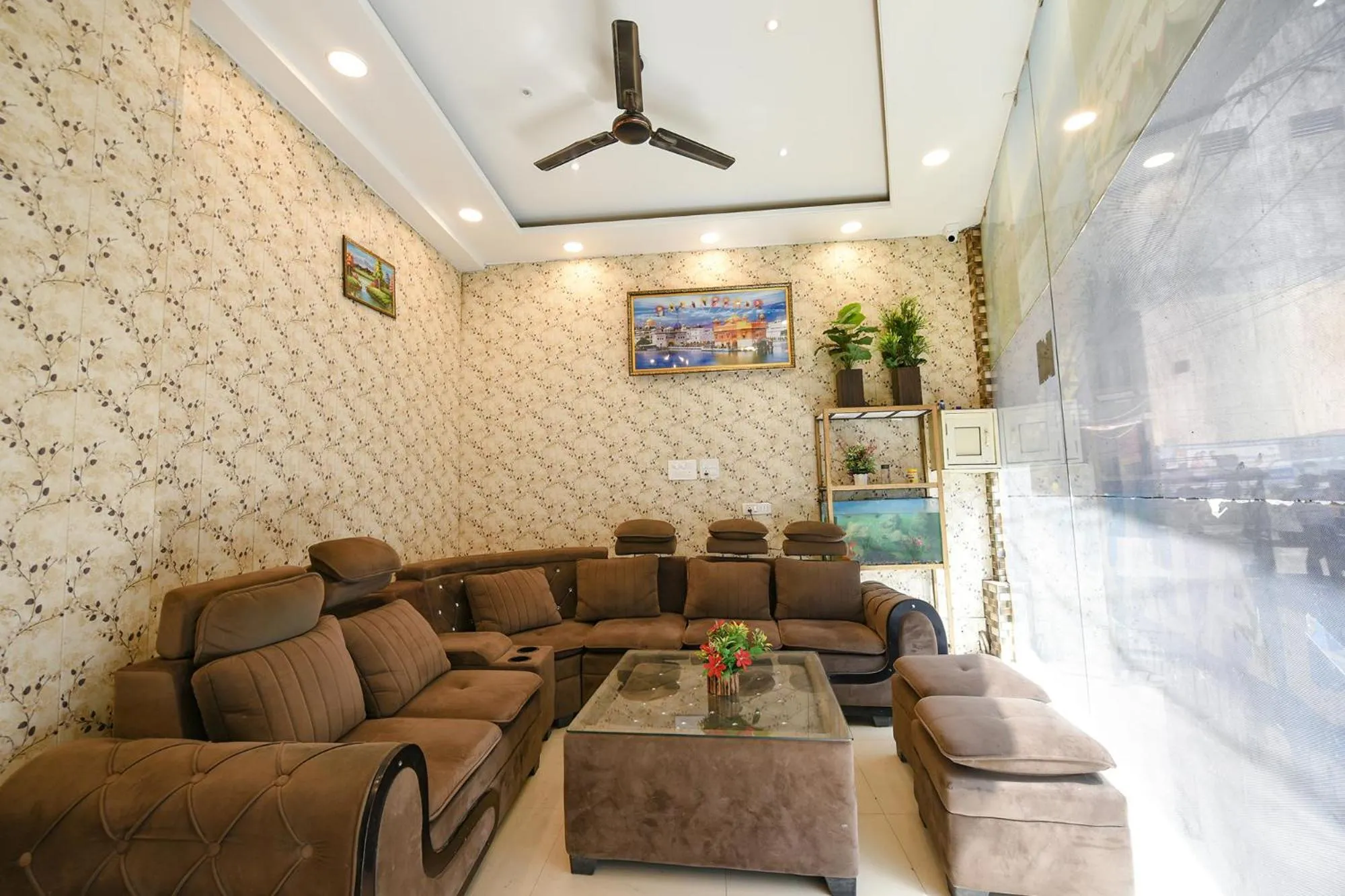 Seating area in Via Galaxy