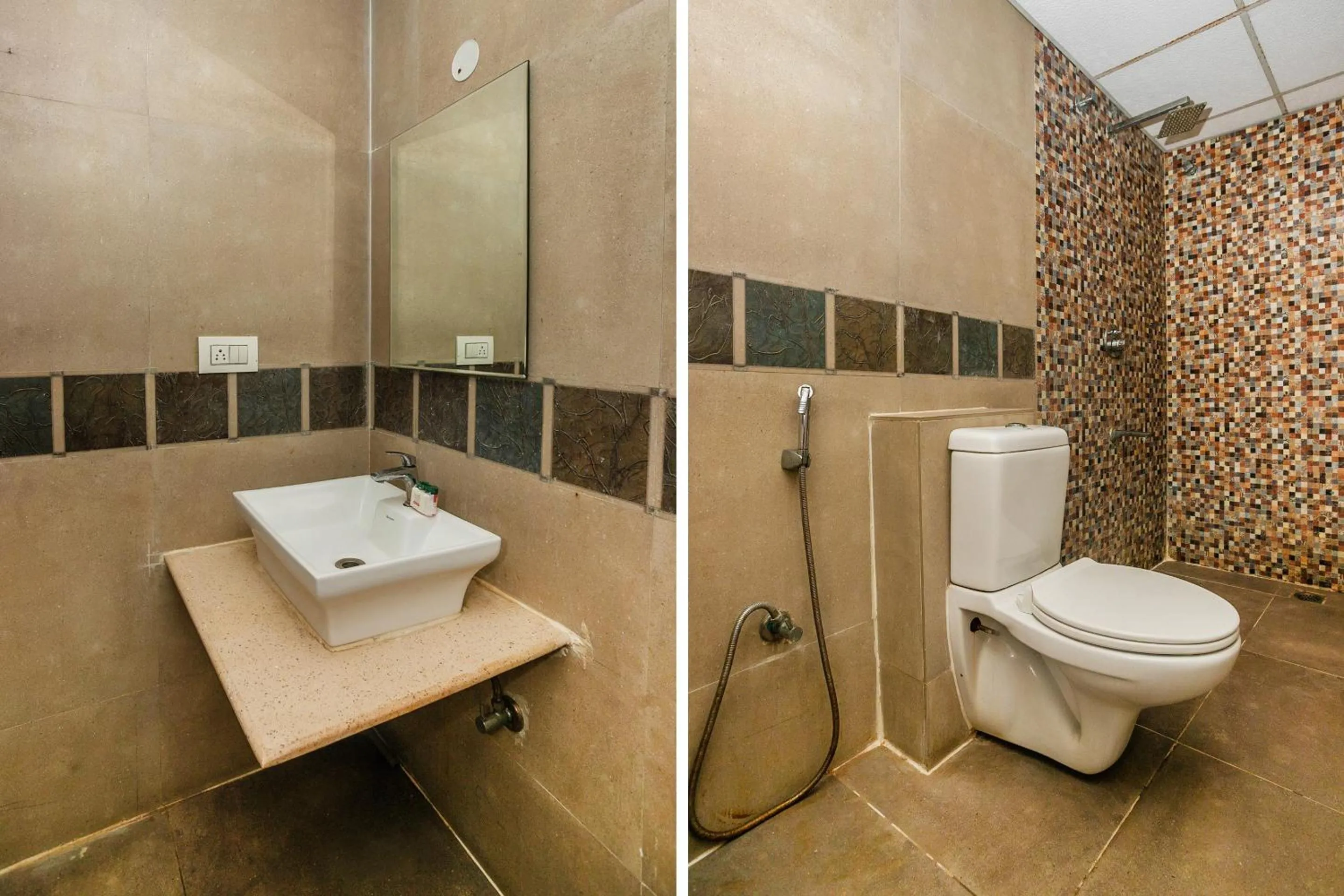 Bathroom in Collection O Indian Suites Near Sitara Restaurant