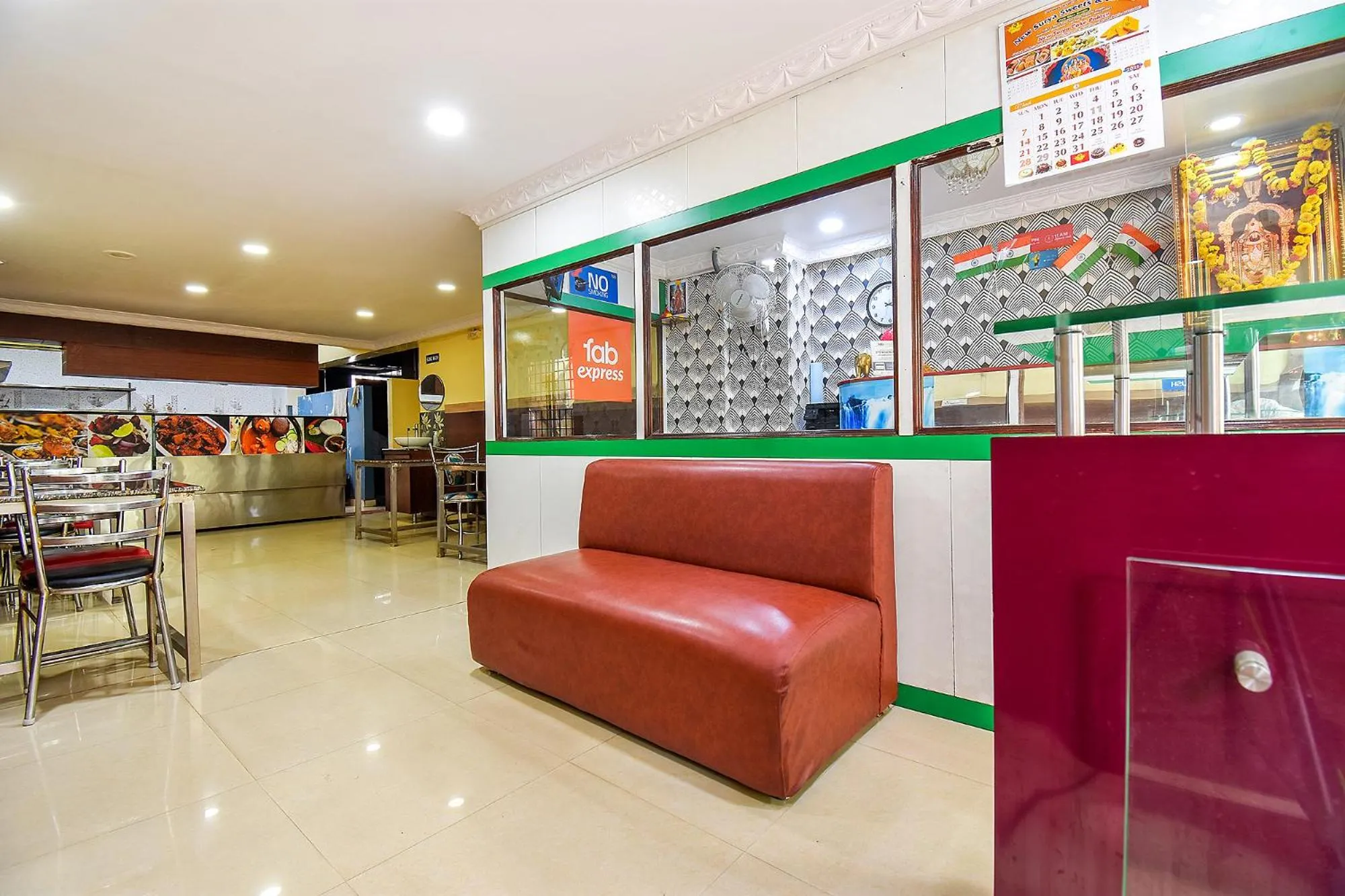 Seating area in FabHotel Ivory Pearl - BTM Layout