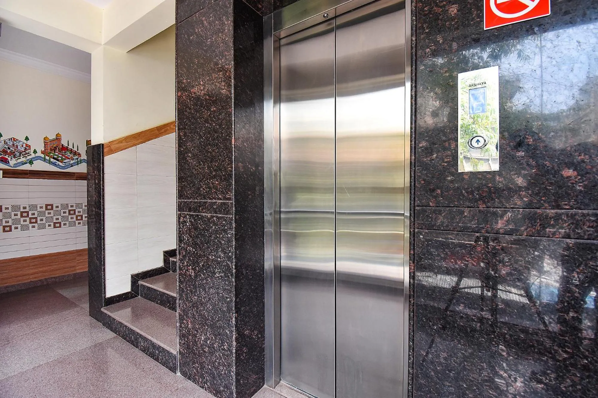 elevator in FabHotel Ivory Pearl - BTM Layout