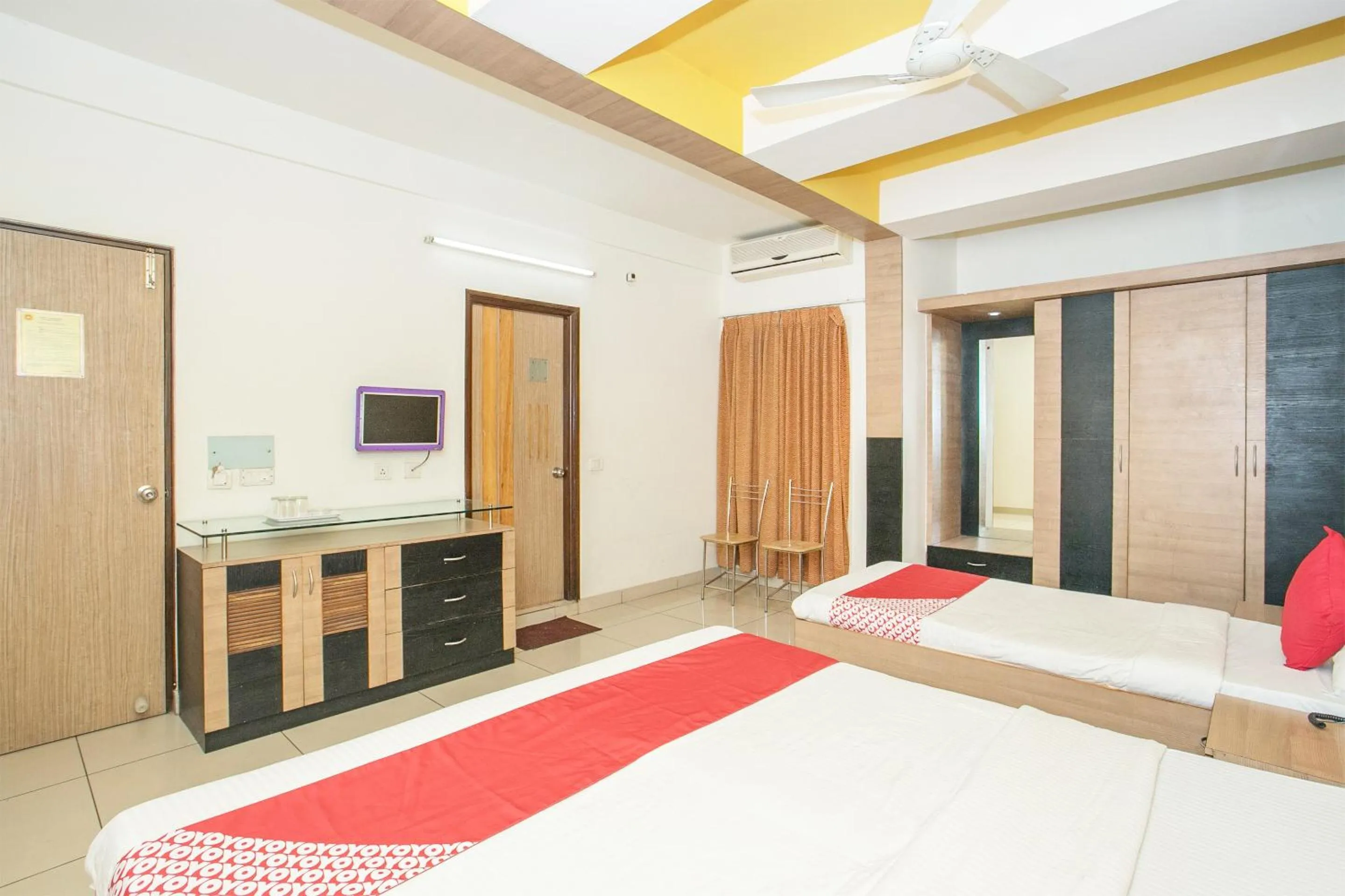 Bedroom, Bed in Hotel O ABHIMAANI COMFORTS