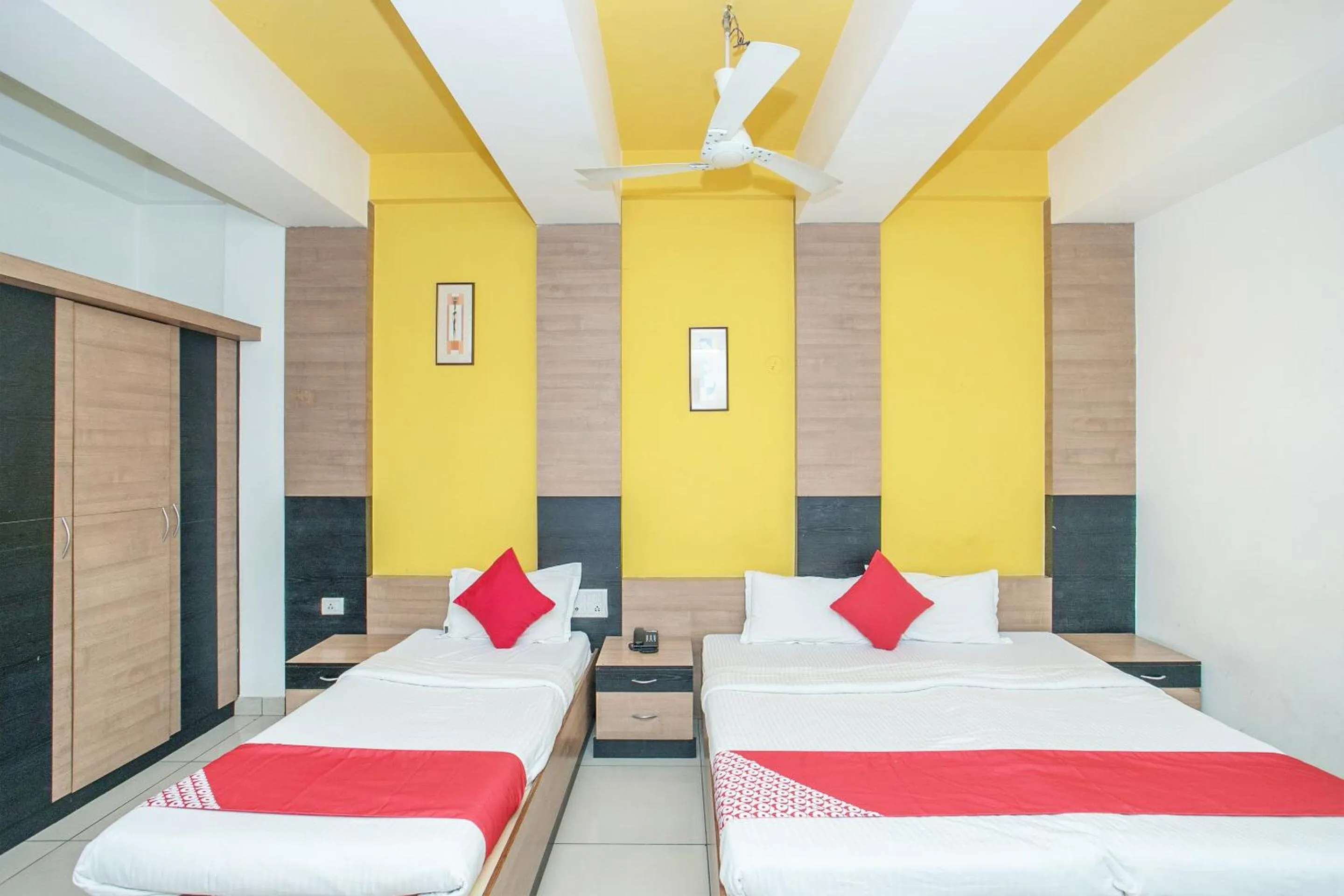 Bedroom, Bed in Hotel O ABHIMAANI COMFORTS