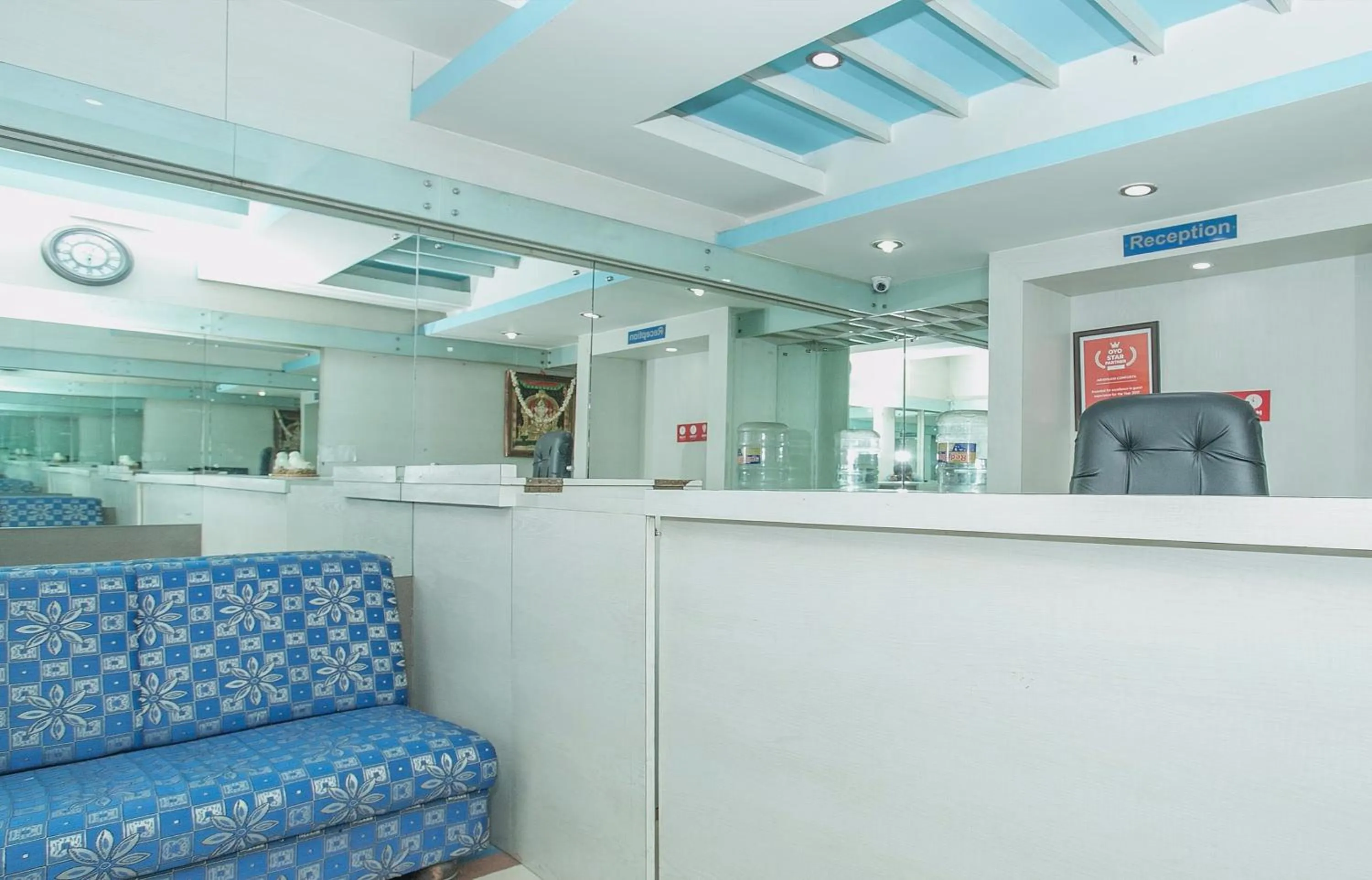 Lobby or reception in Hotel O ABHIMAANI COMFORTS