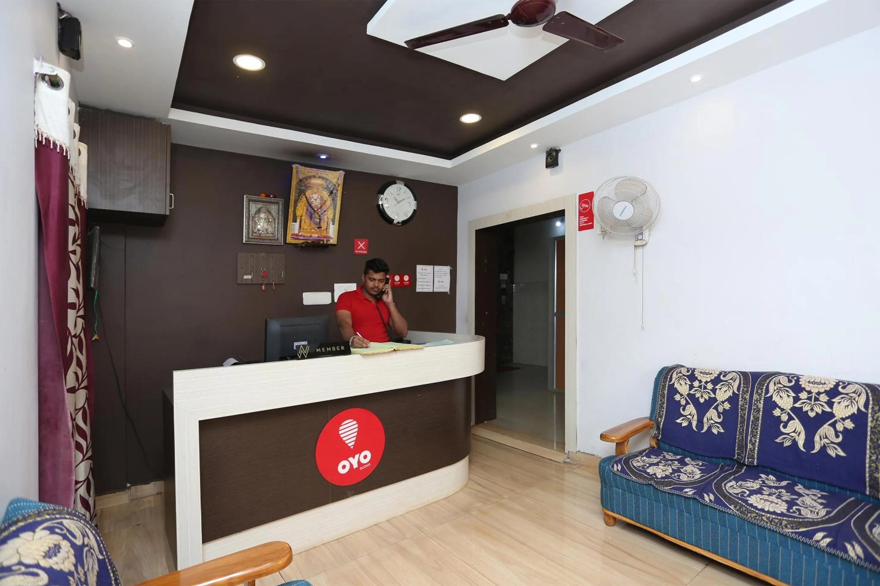 Lobby or reception in Collection O KIIT Square Bhubaneswar Formerly Nilay Classic