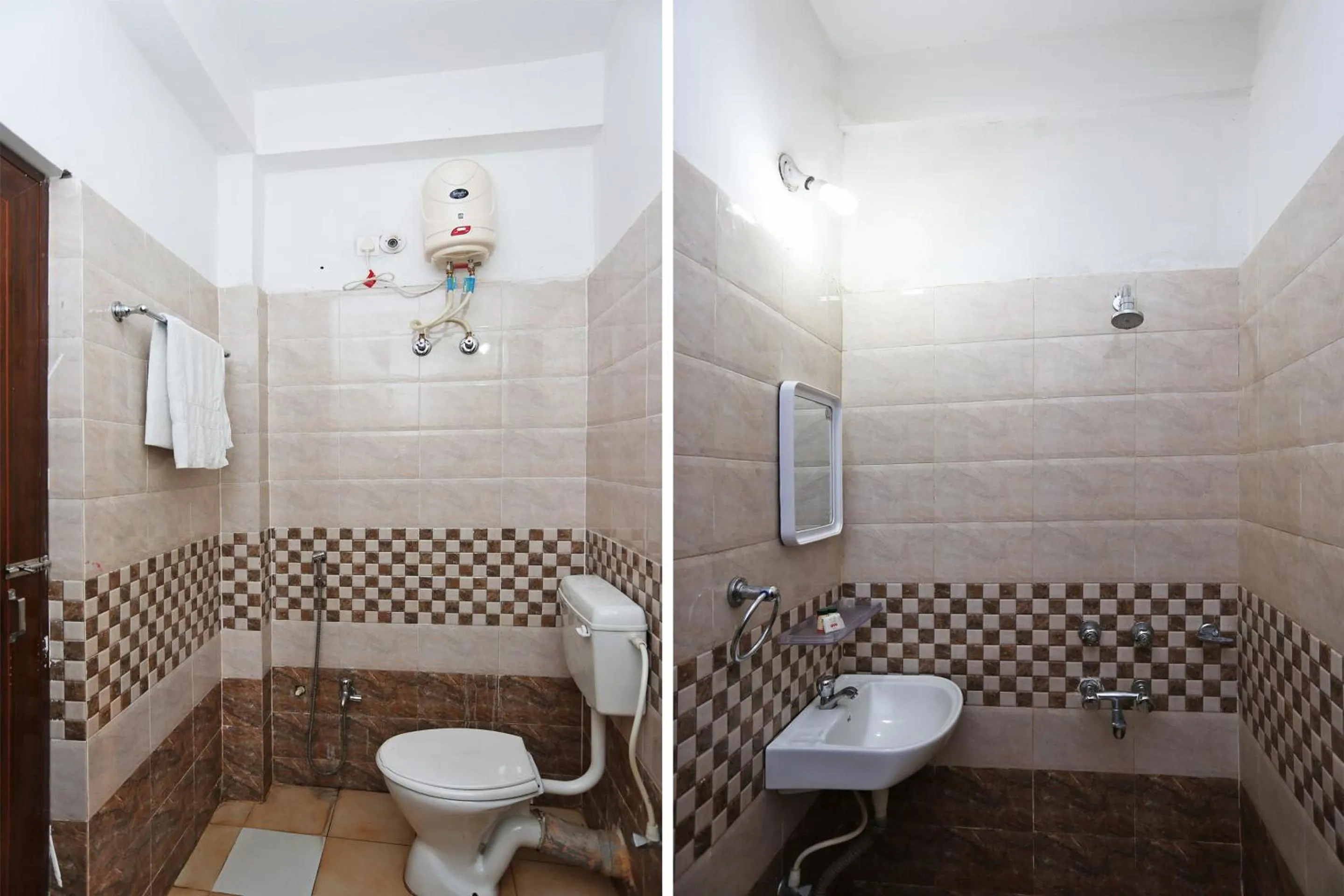 Bathroom in Collection O KIIT Square Bhubaneswar Formerly Nilay Classic