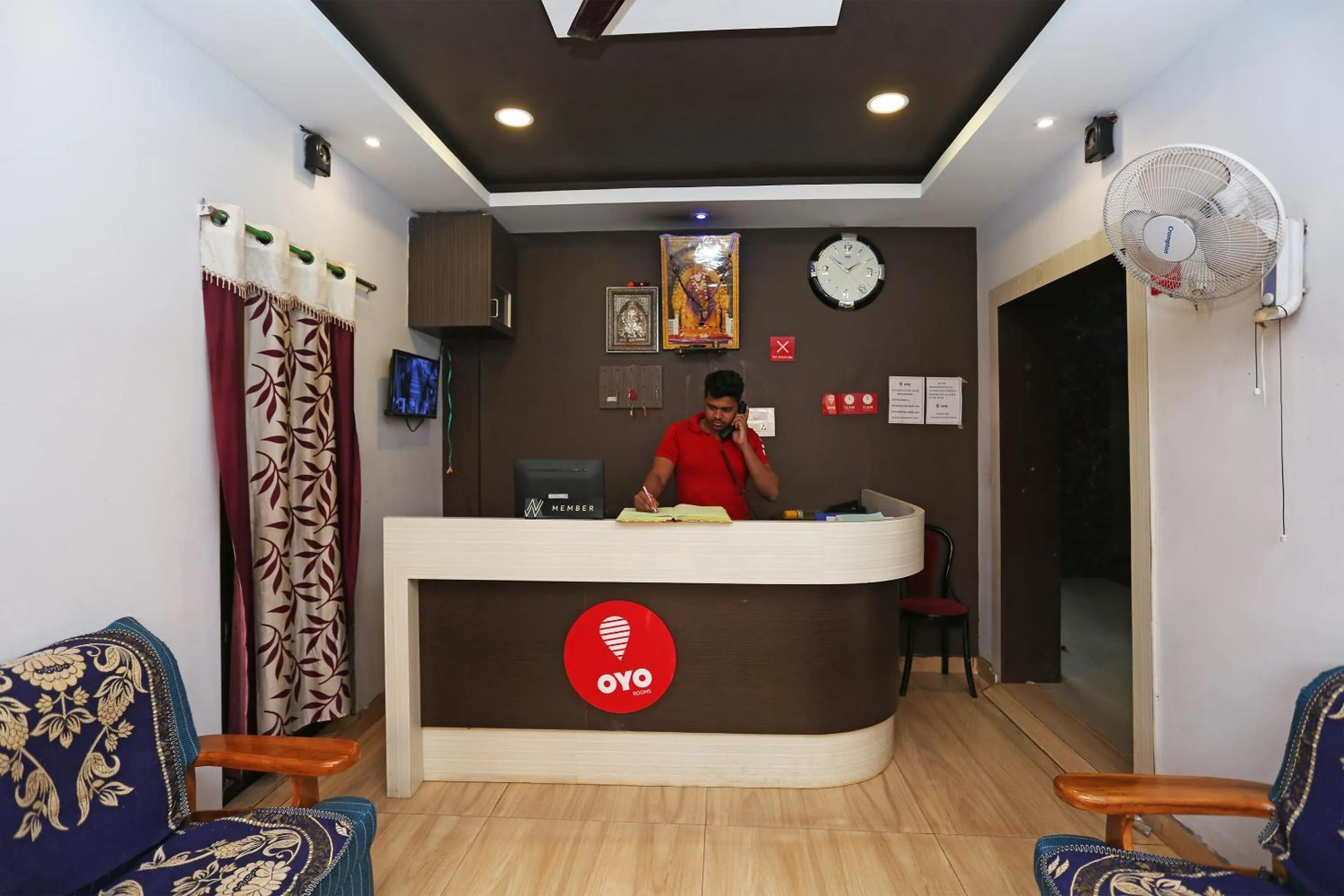 Lobby or reception in Collection O KIIT Square Bhubaneswar Formerly Nilay Classic