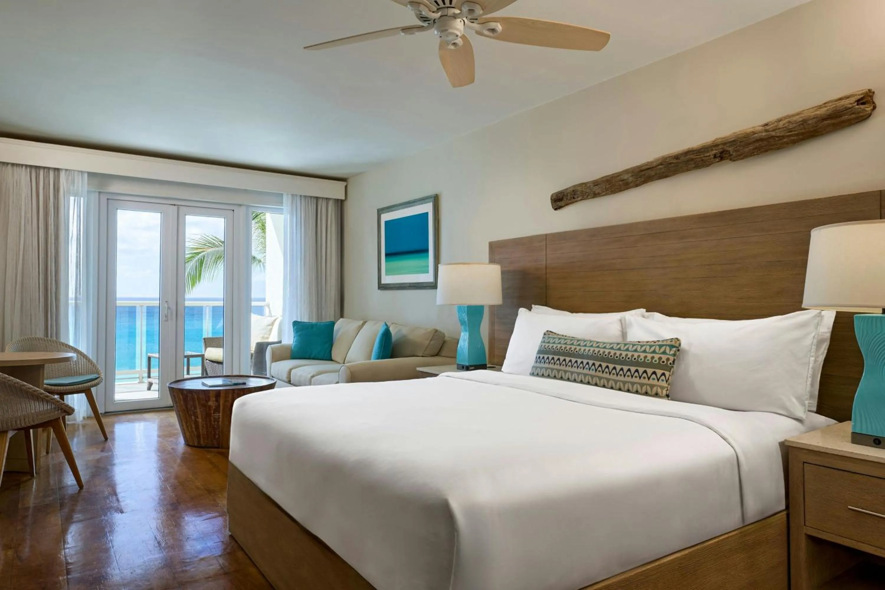 Photo of the whole room, Bed in Waves Resort & Spa, Barbados, An Autograph Collection All-Inclusive Resort