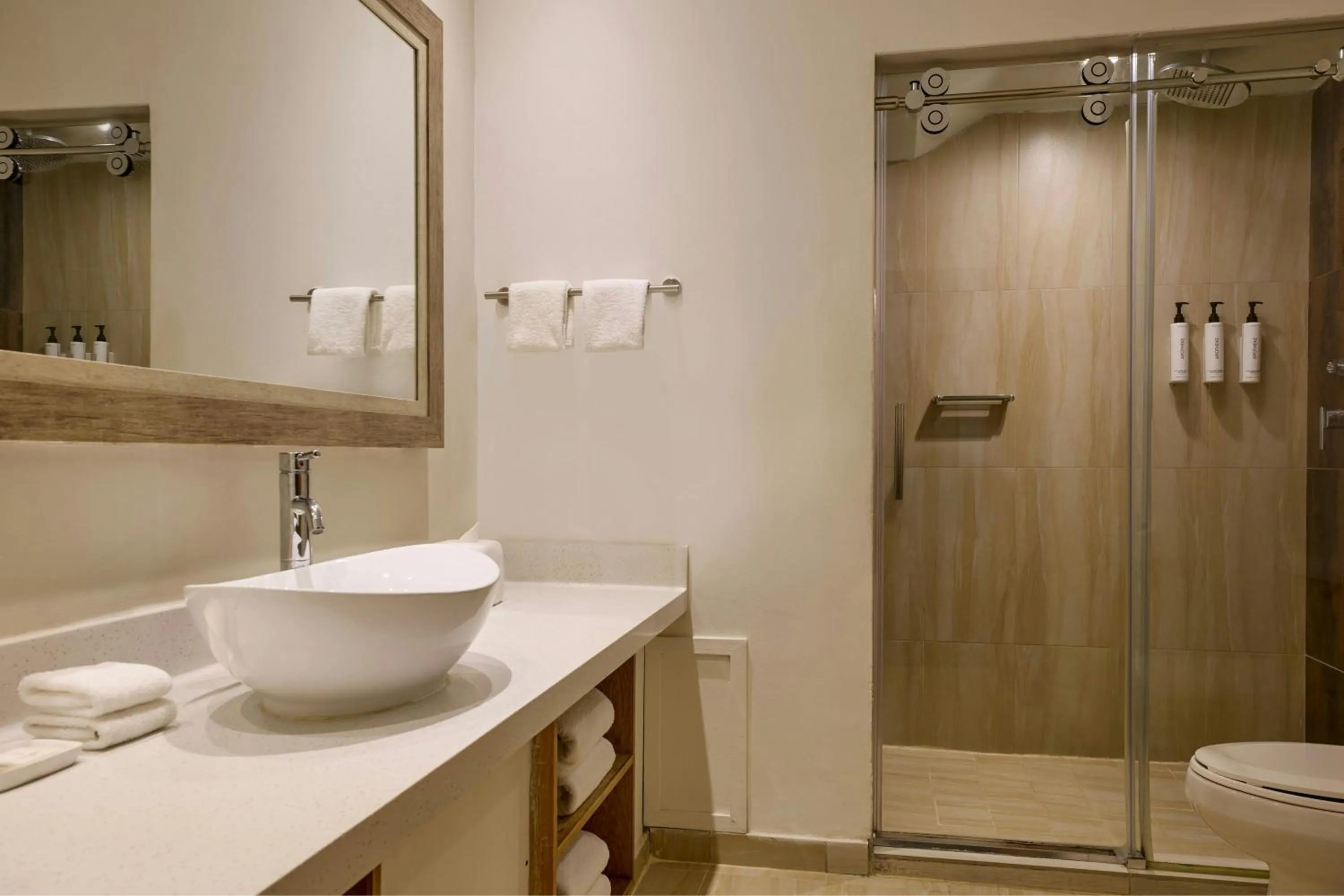 Shower in Waves Resort & Spa, Barbados, An Autograph Collection All-Inclusive Resort