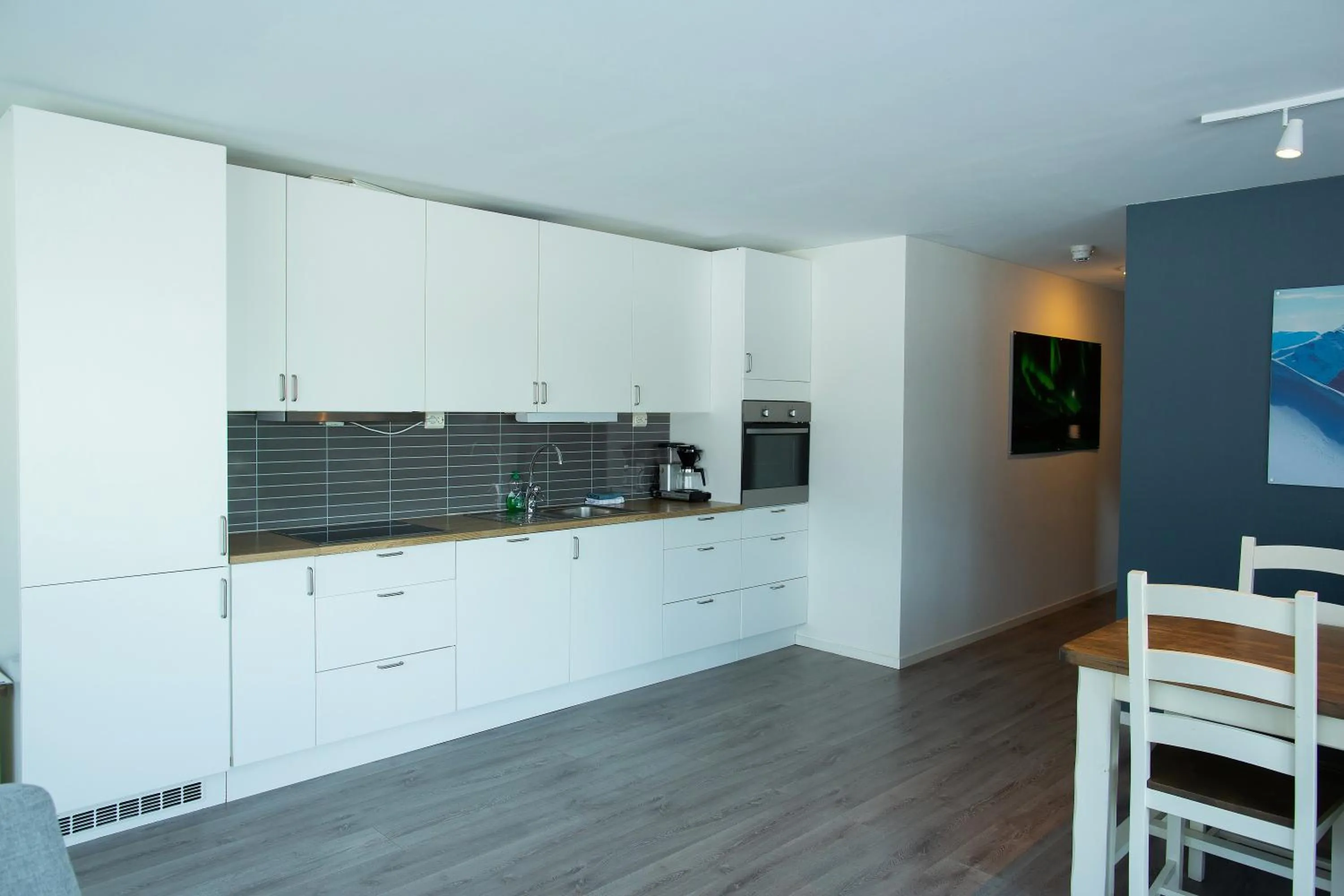 kitchen in Lyngen Experience Apartments