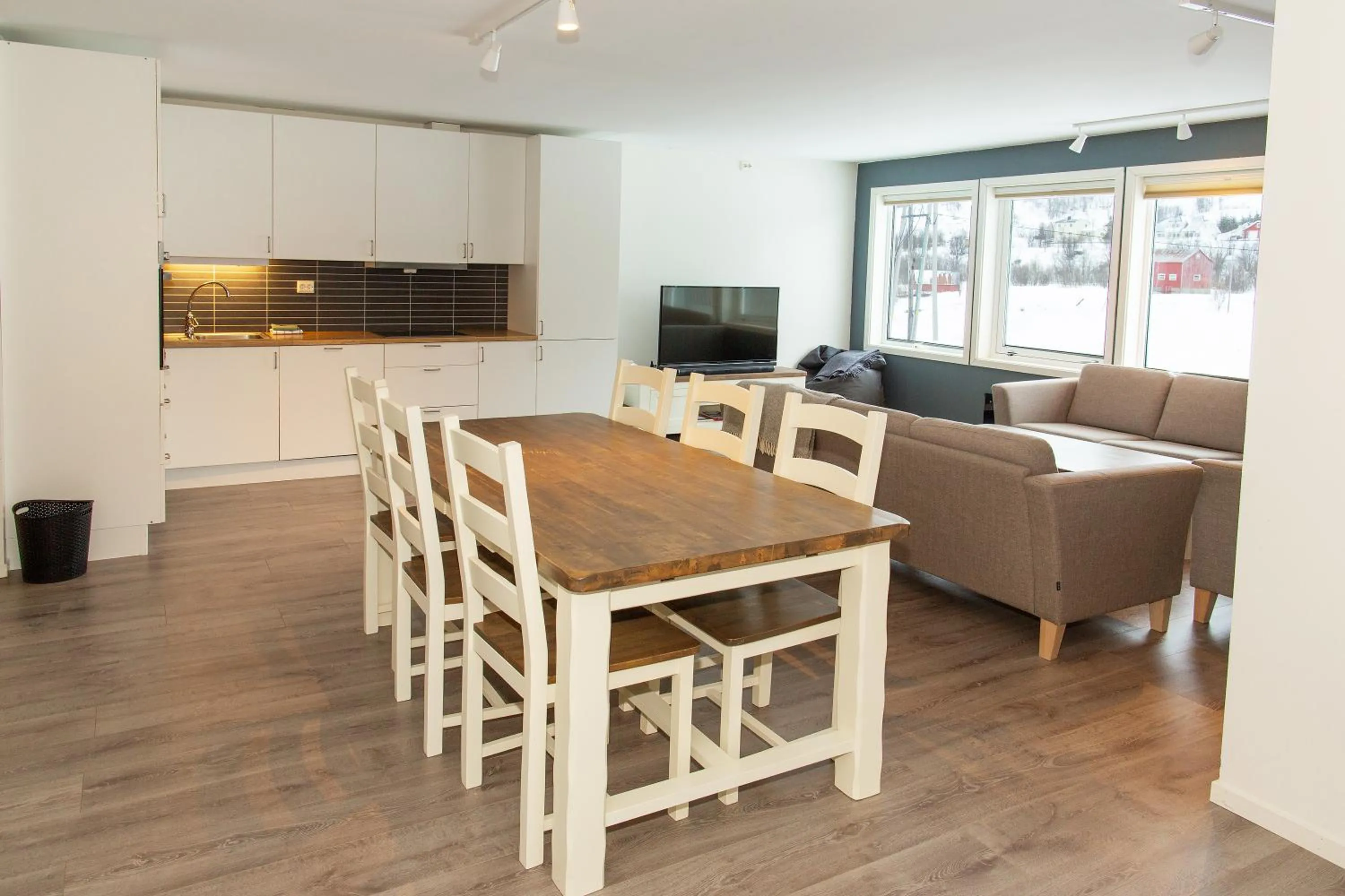 Living room in Lyngen Experience Apartments