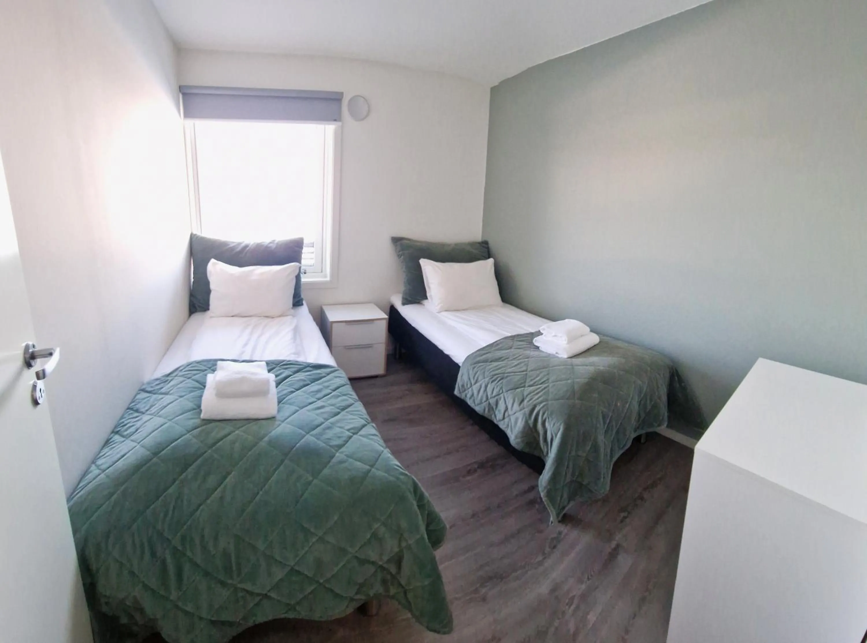 Bed in Lyngen Experience Apartments