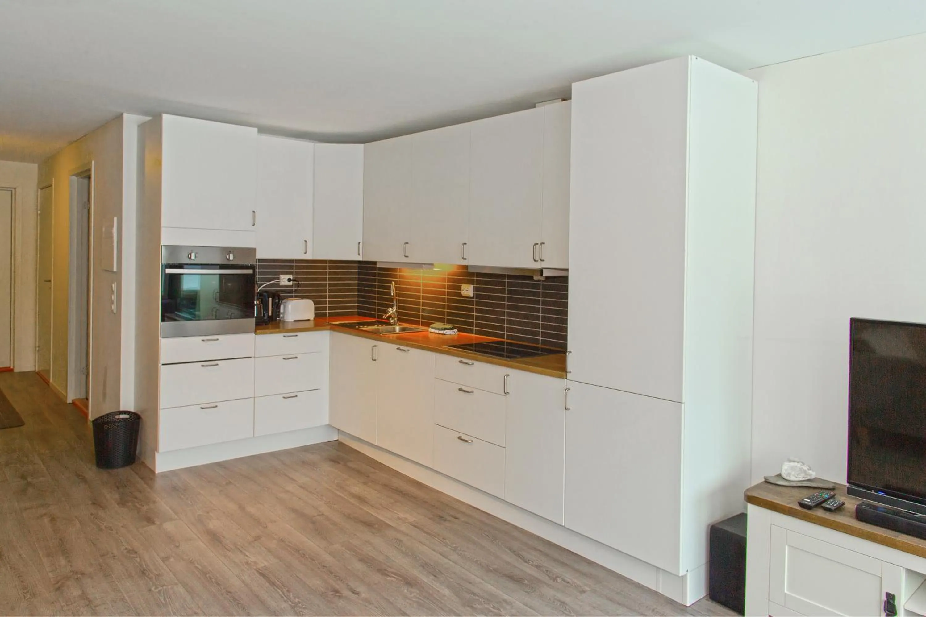 kitchen in Lyngen Experience Apartments