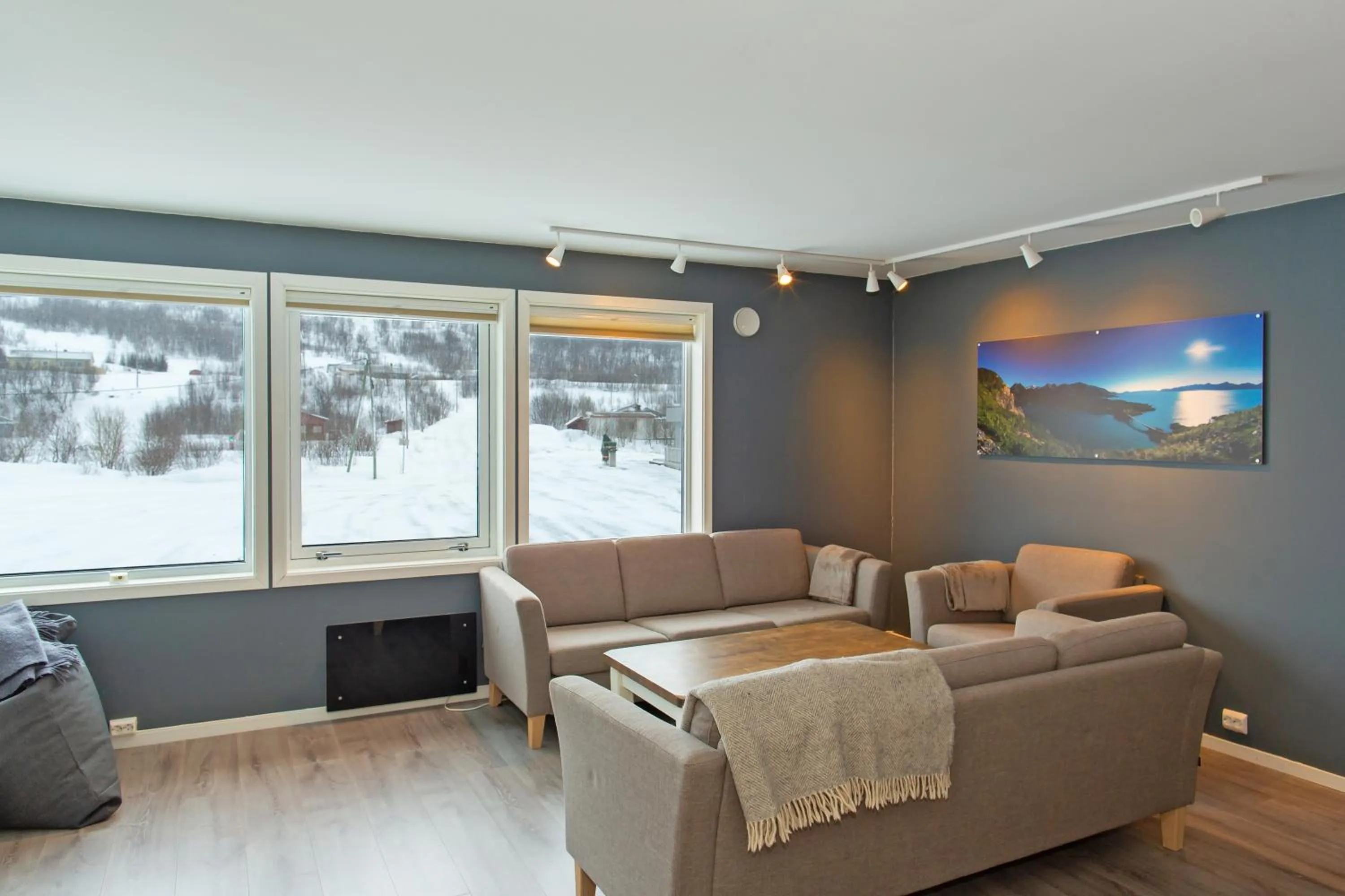 Living room in Lyngen Experience Apartments