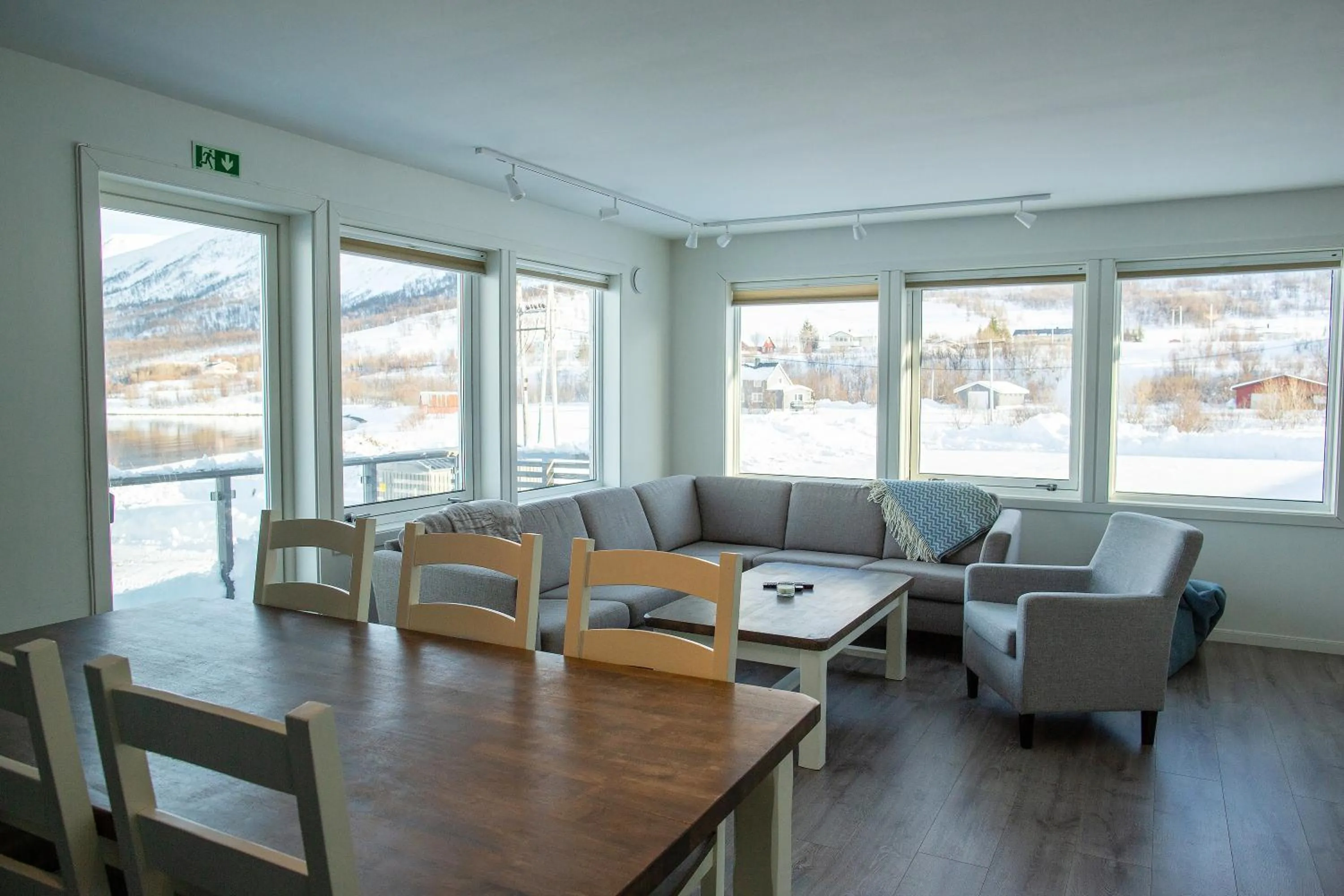 Living room in Lyngen Experience Apartments