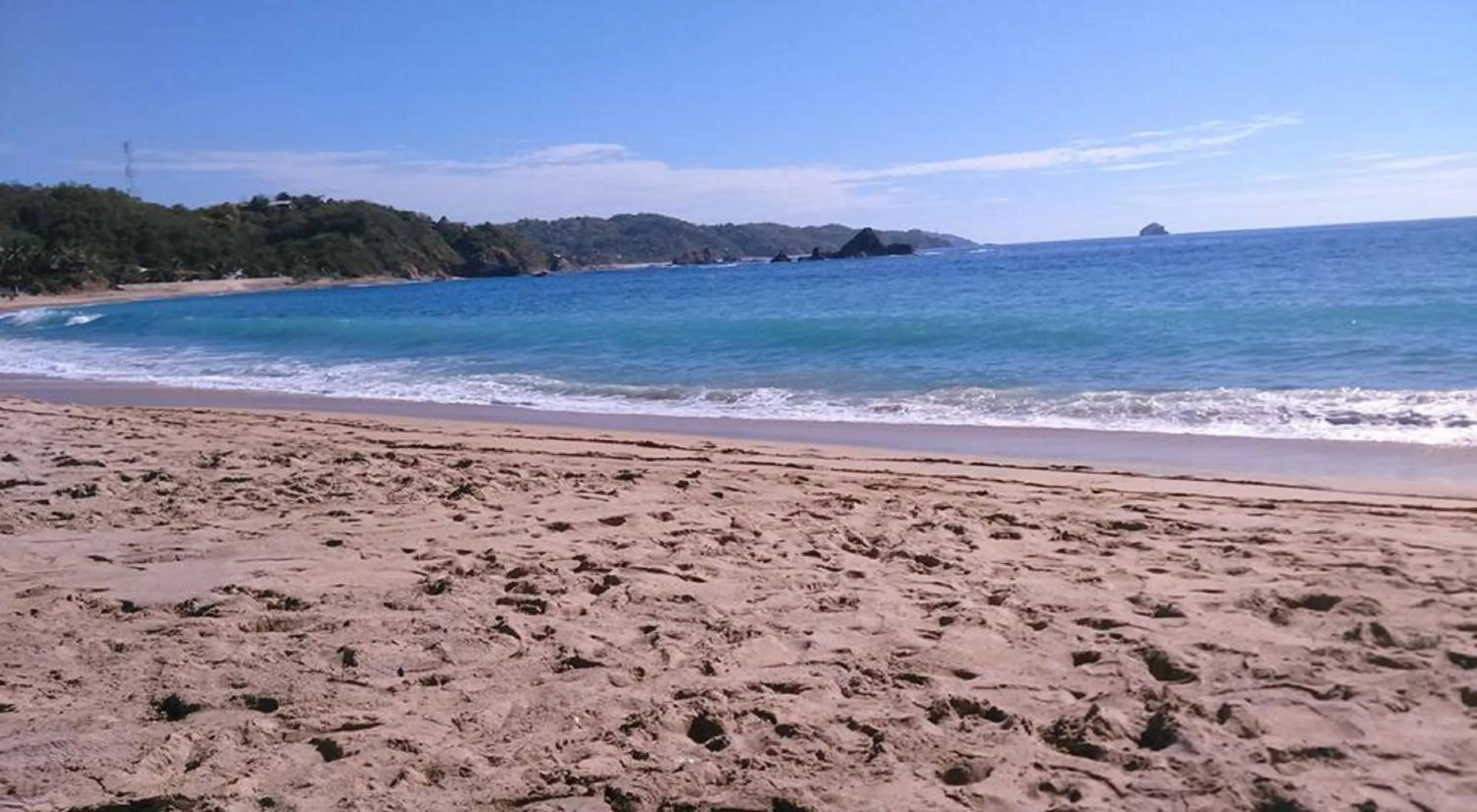 Beach in El Eden Bungalows