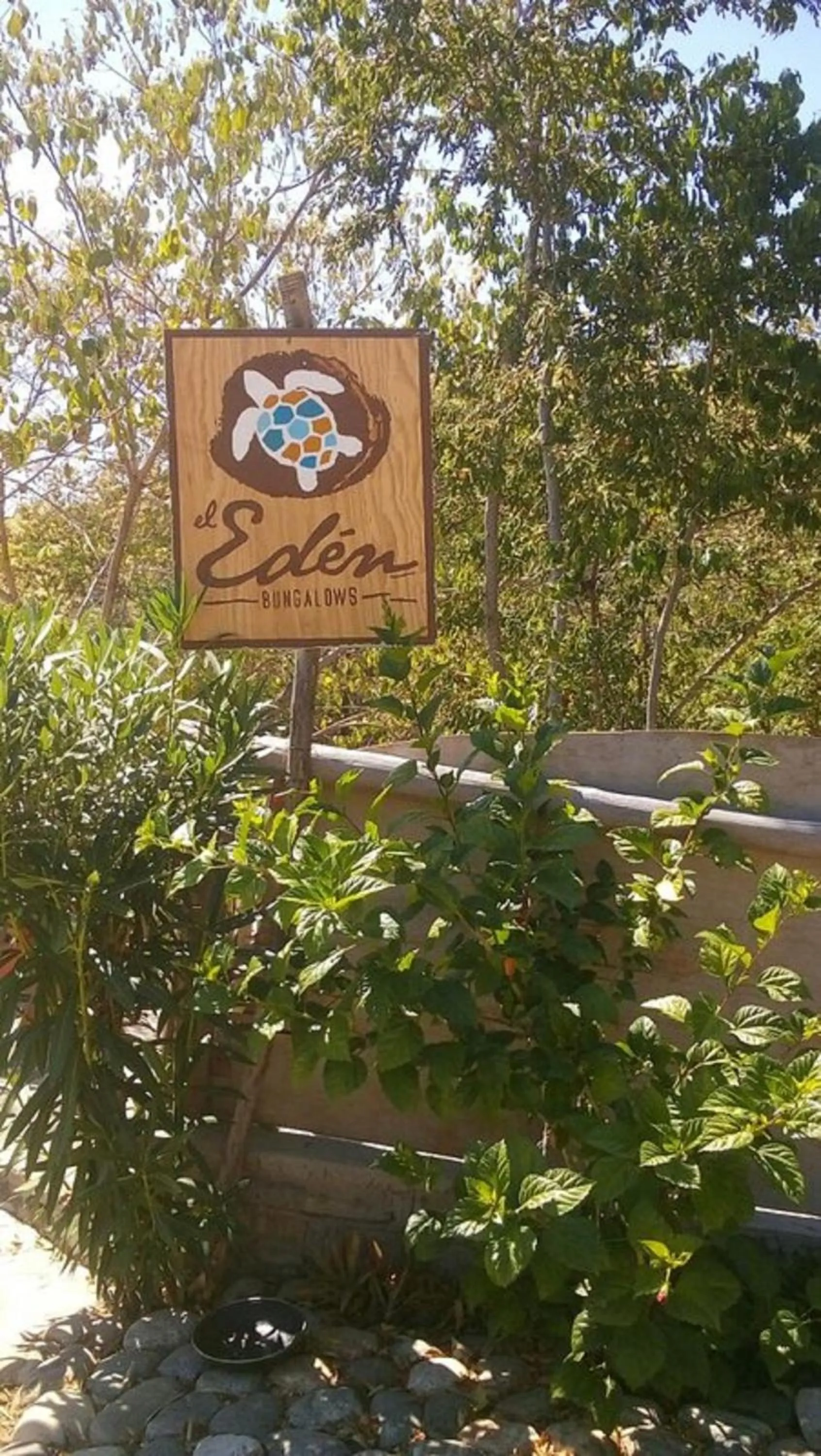 Facade/entrance in El Eden Bungalows