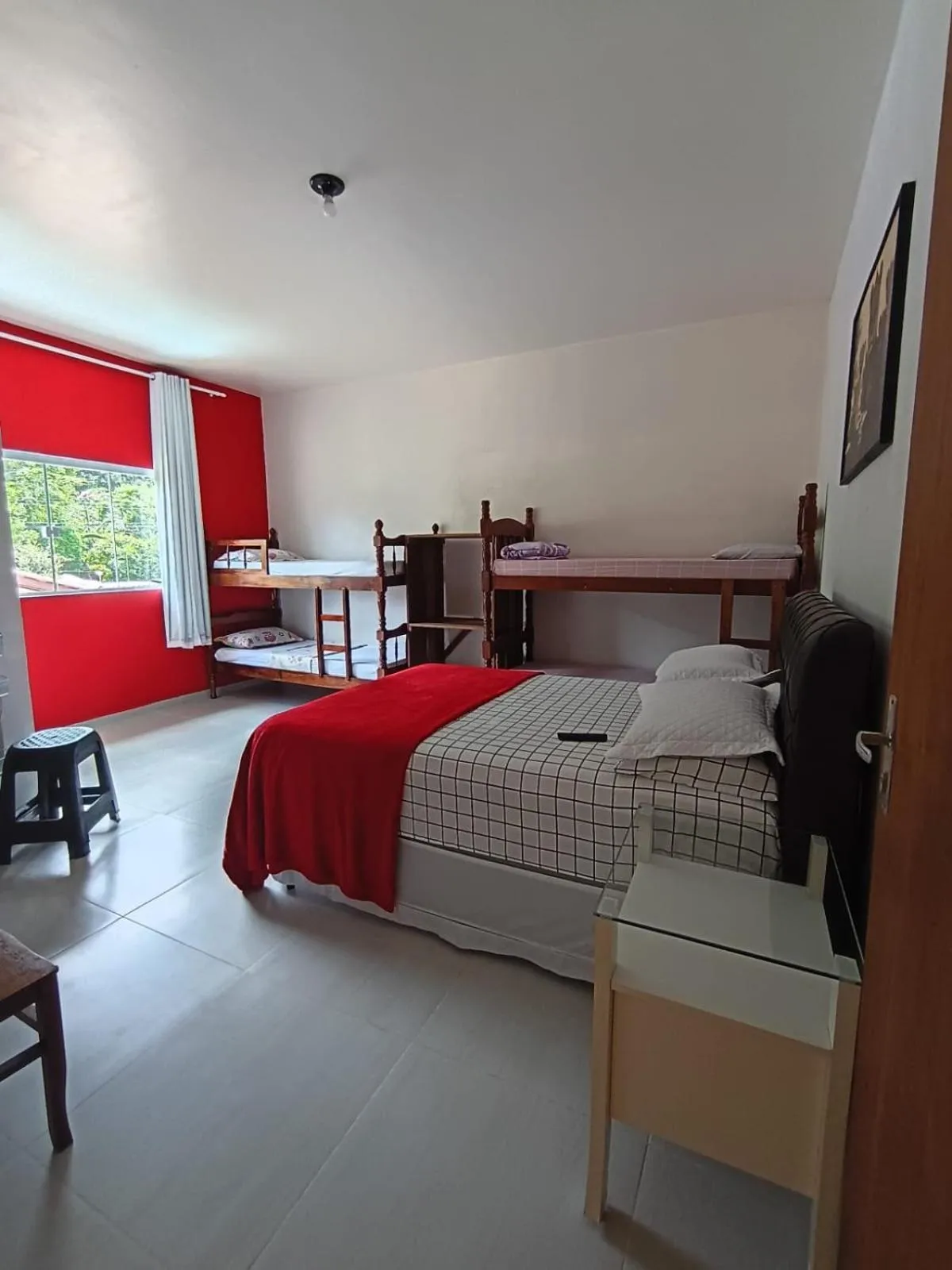 Bed in Pousada da Tom-Ubatuba Perequê-Açu