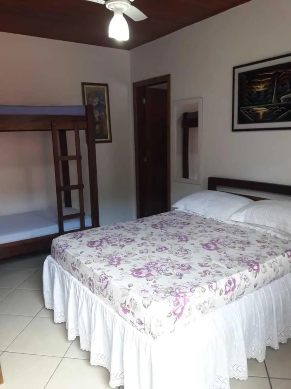 Bed in Pousada da Tom-Ubatuba Perequê-Açu