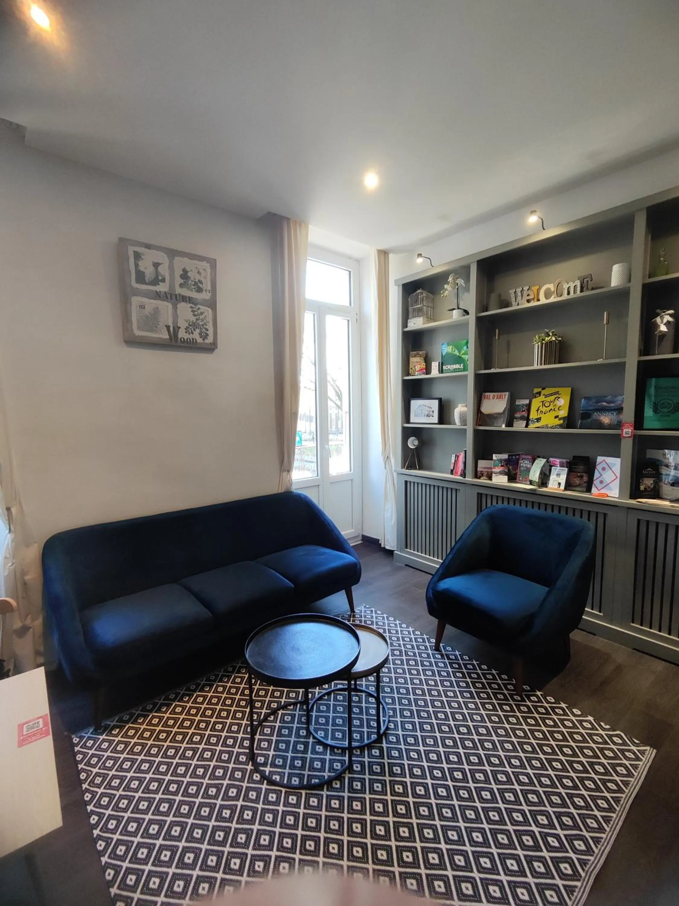 Living room in Hôtel des Alpes