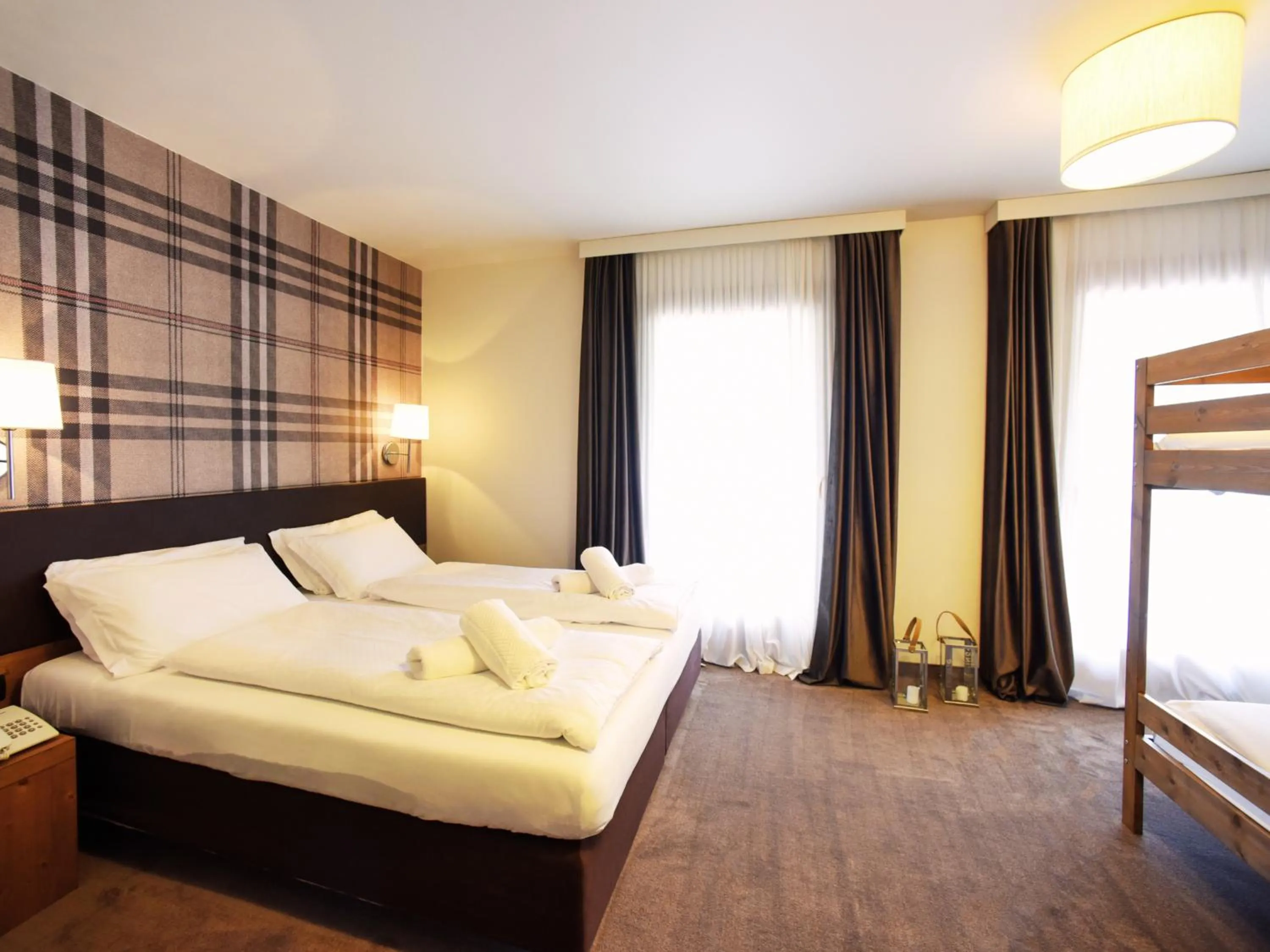 Bedroom, Bed in Hotel Orso Grigio