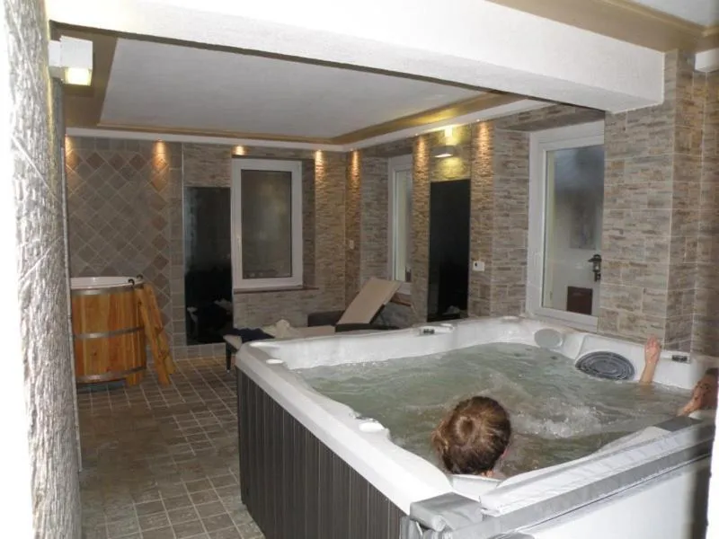 Hot Tub in Hotel Al Pelmo Wellness