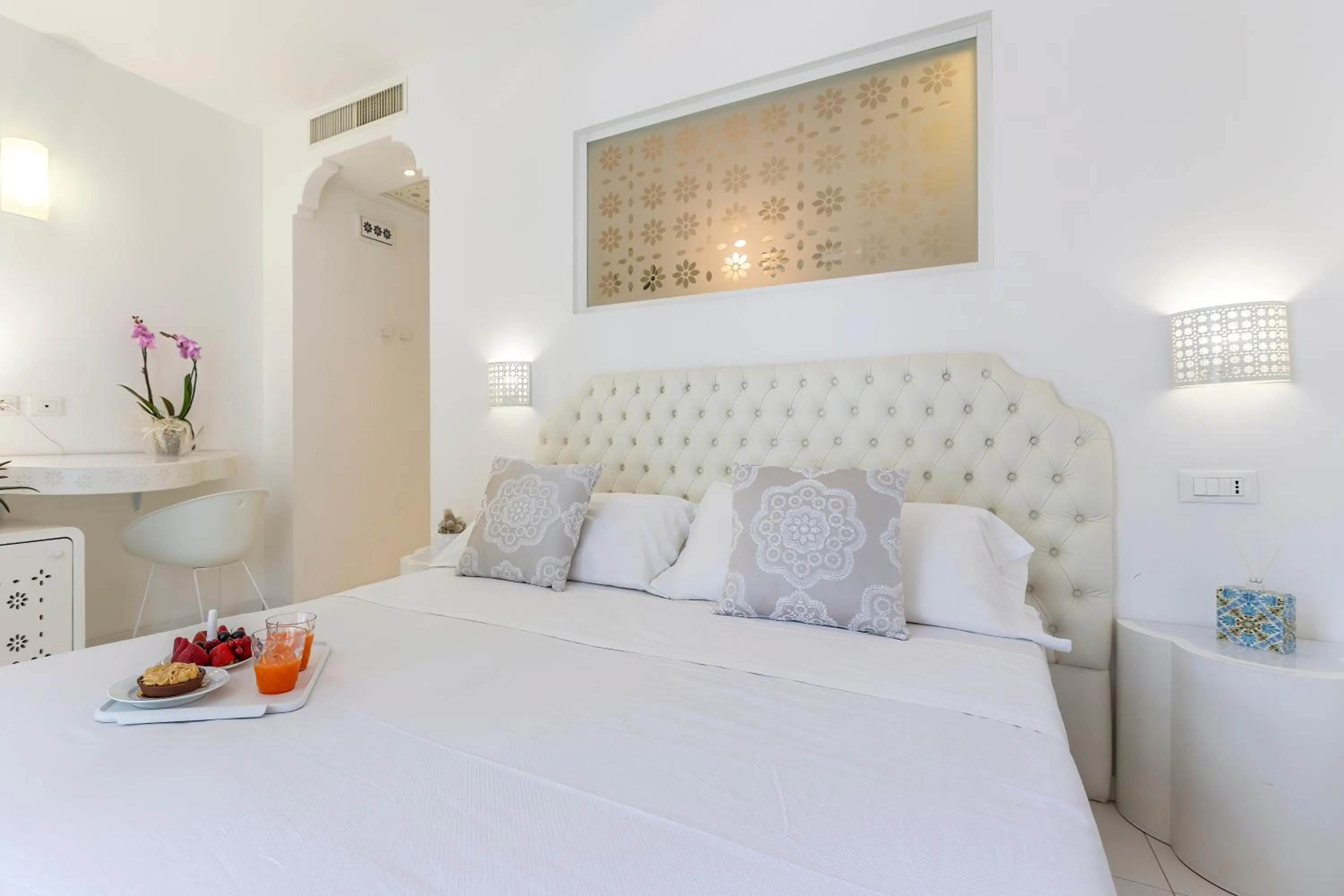 Bed in Hotel Al Cavallino Bianco