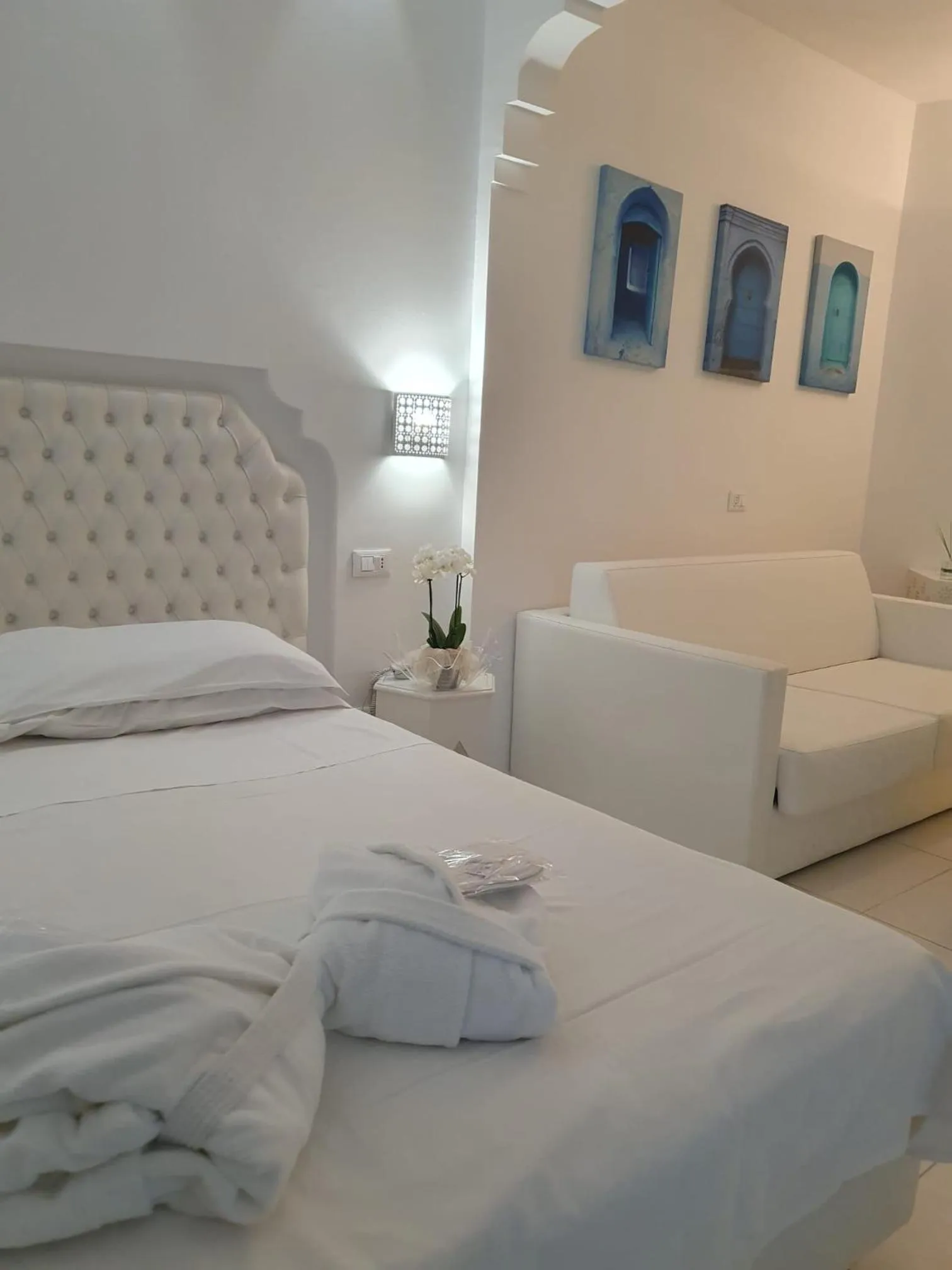 Bedroom, Bed in Hotel Al Cavallino Bianco