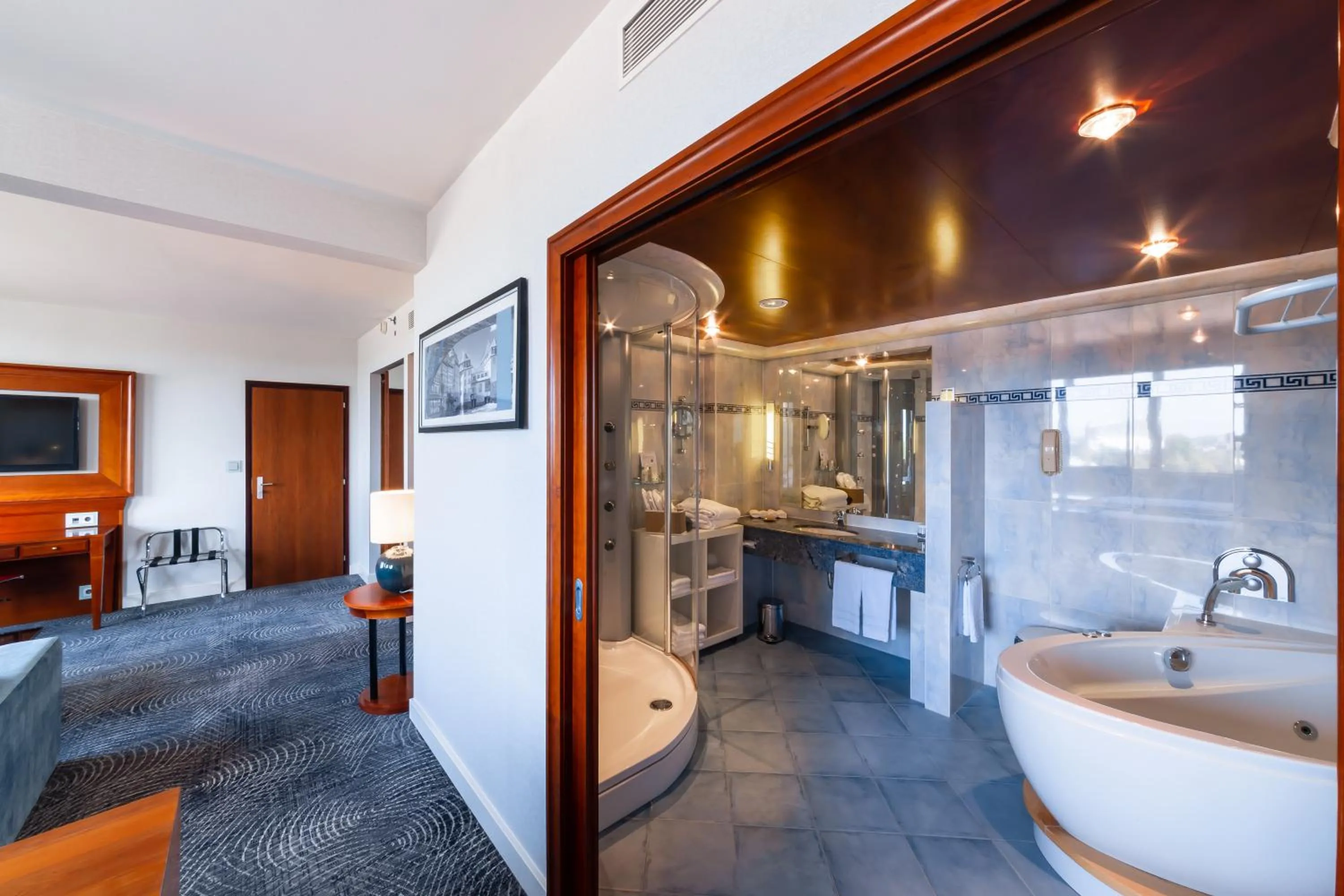 Bathroom in Hilton Strasbourg