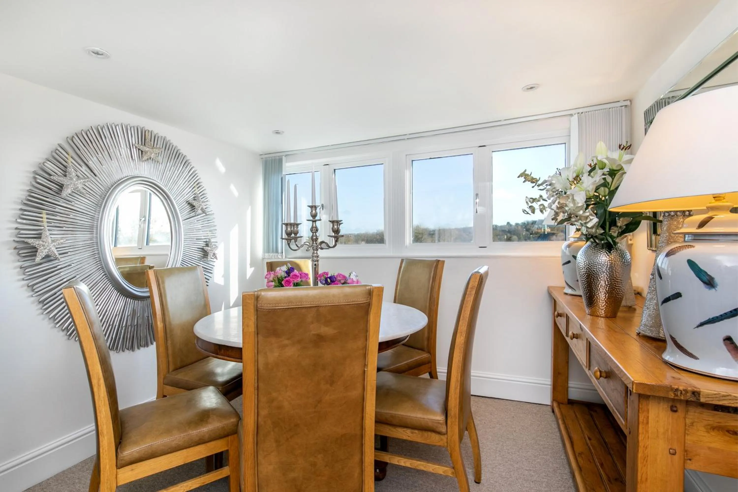 Dining area in The Sky Penthouse