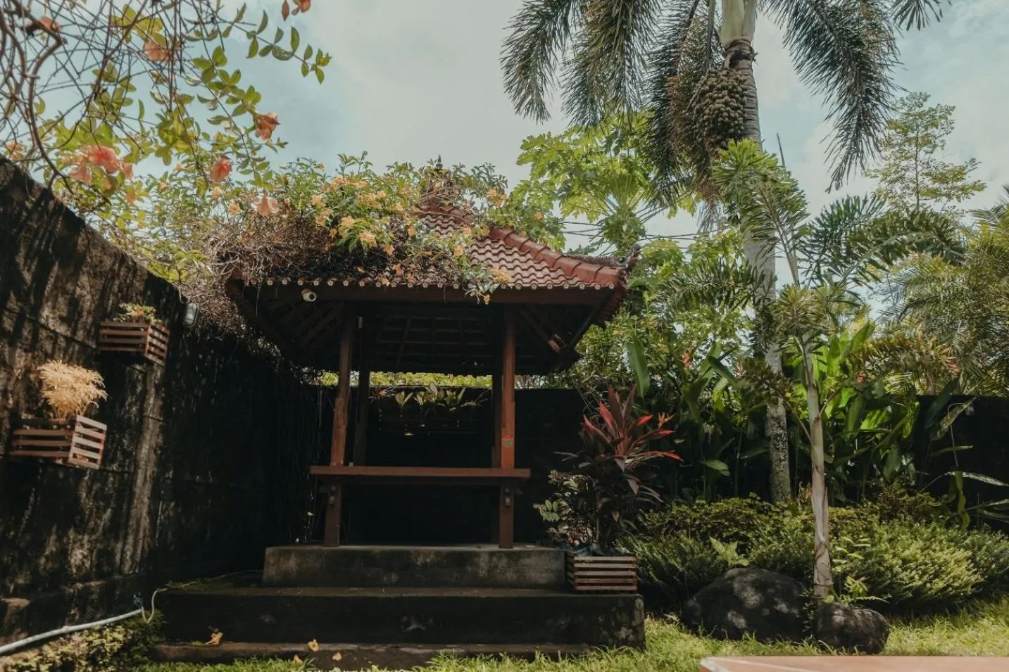 Facade/entrance in Sekar Arum Riverside Resort in Canggu