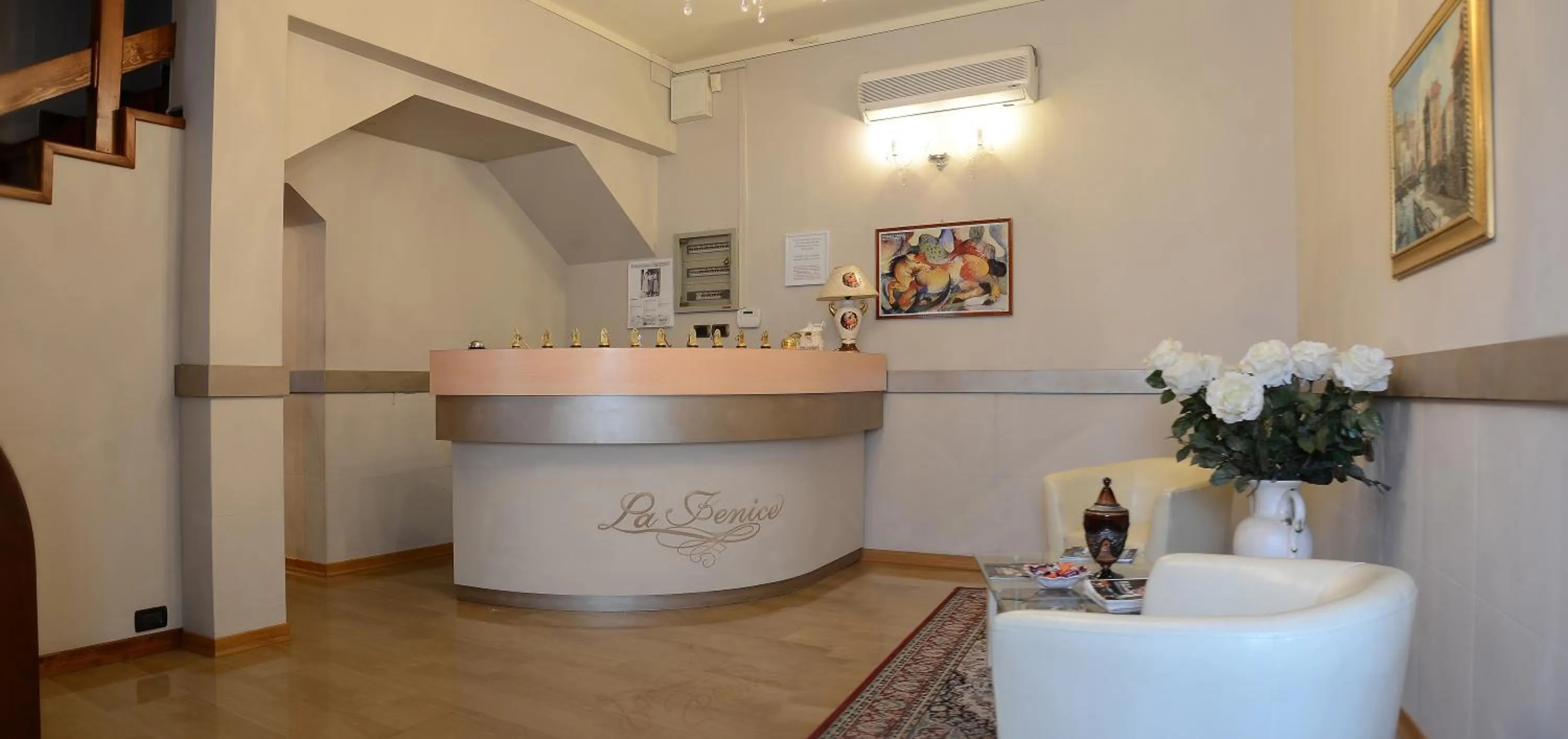 Lobby or reception in Hotel La Fenice