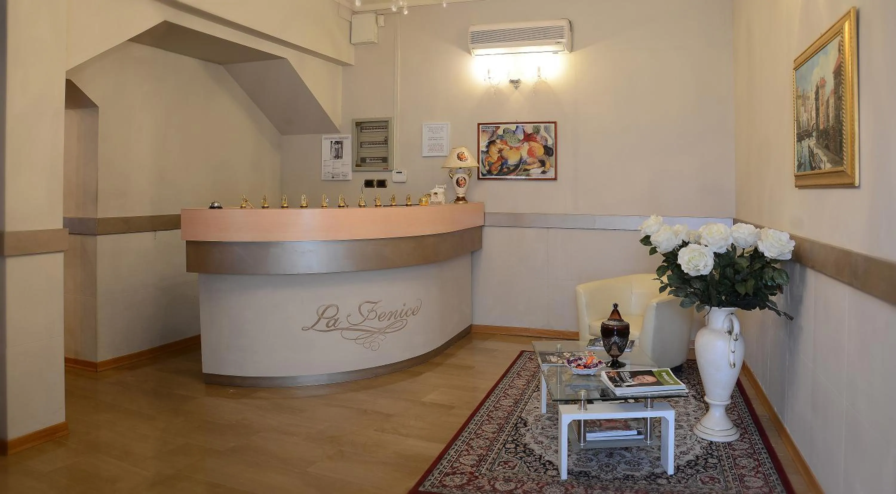 Lobby or reception in Hotel La Fenice
