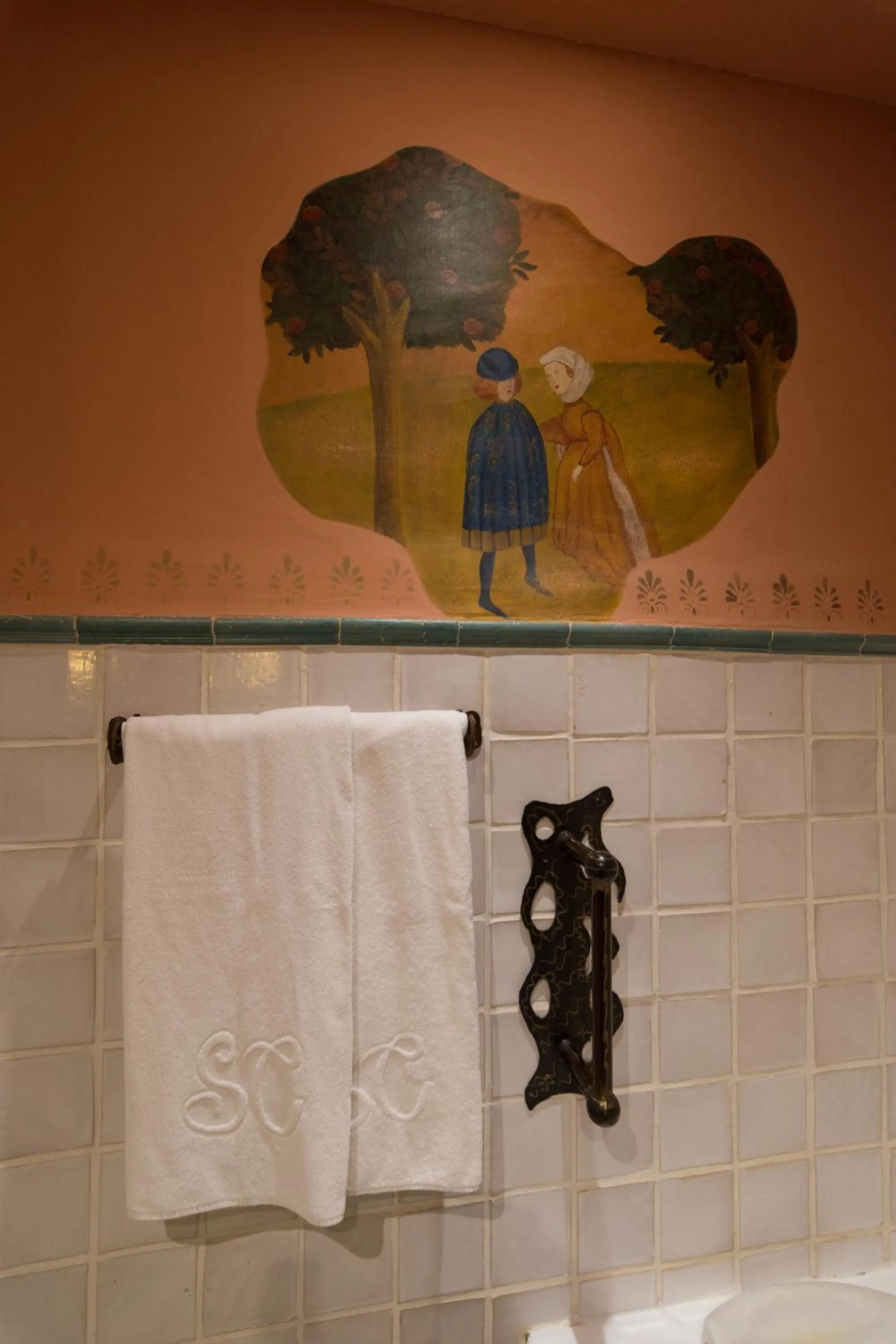 Bathroom in Hospedería Señorío de Casalarreina