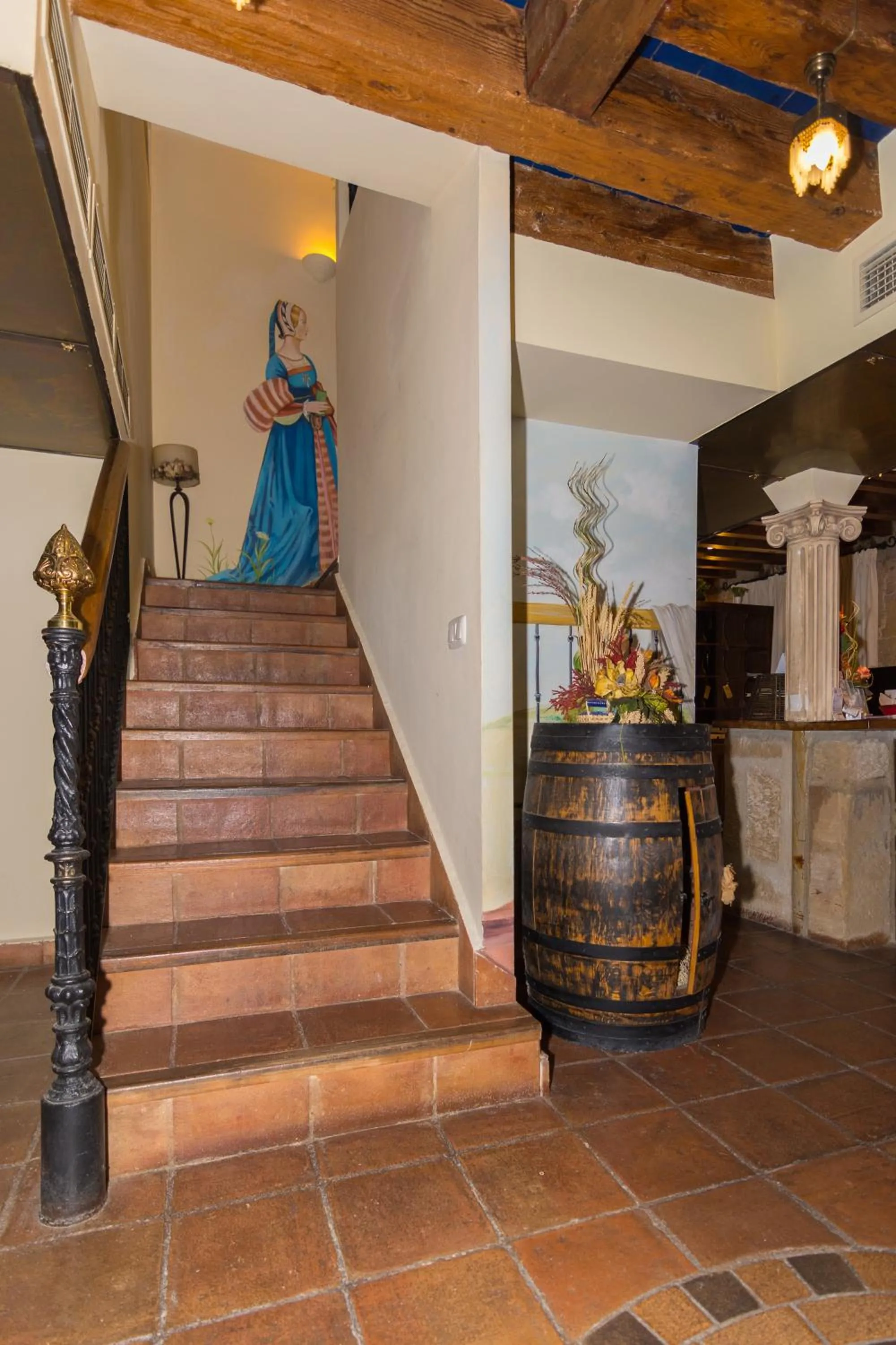 Lobby or reception in Hospedería Señorío de Casalarreina