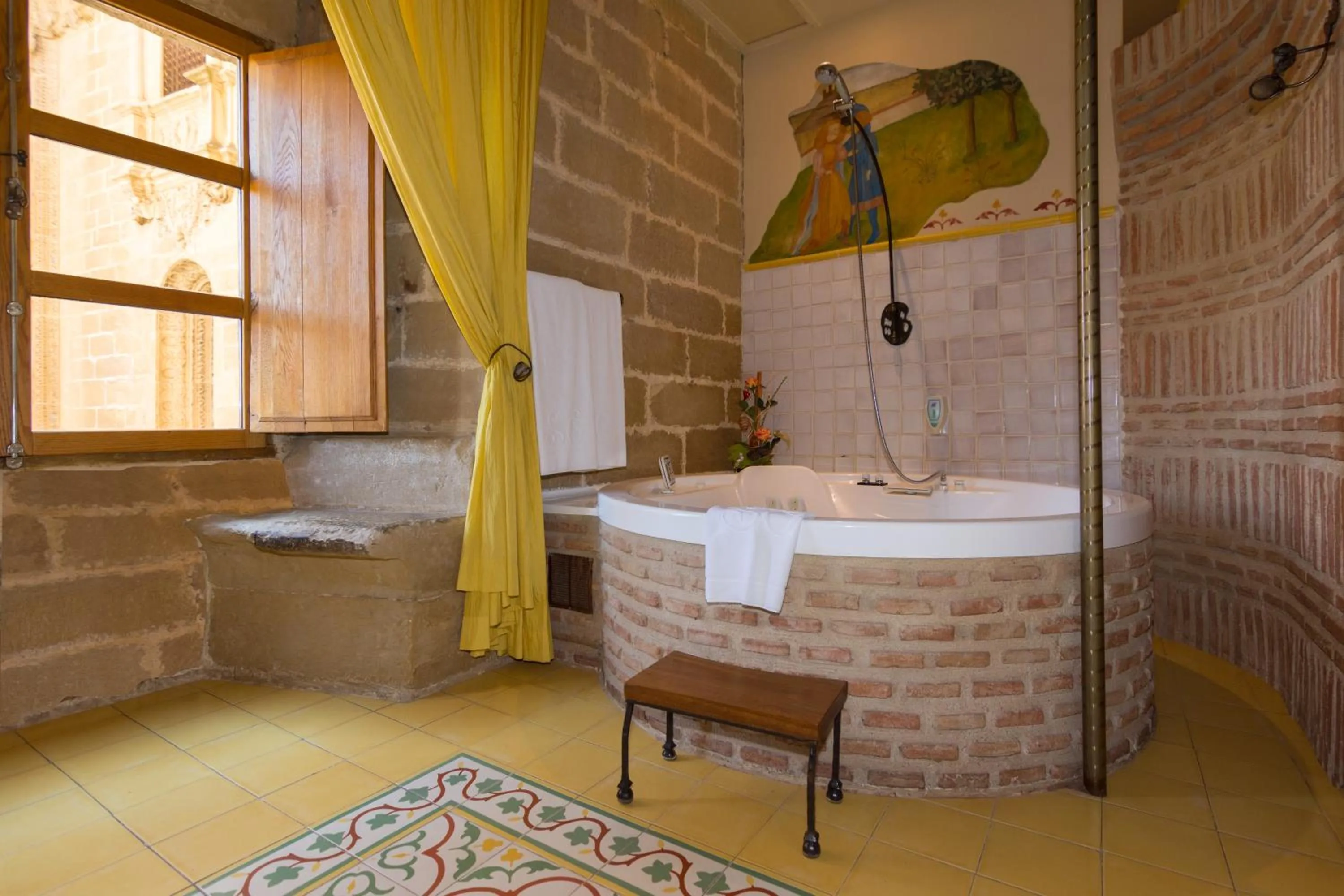 Bathroom in Hospedería Señorío de Casalarreina