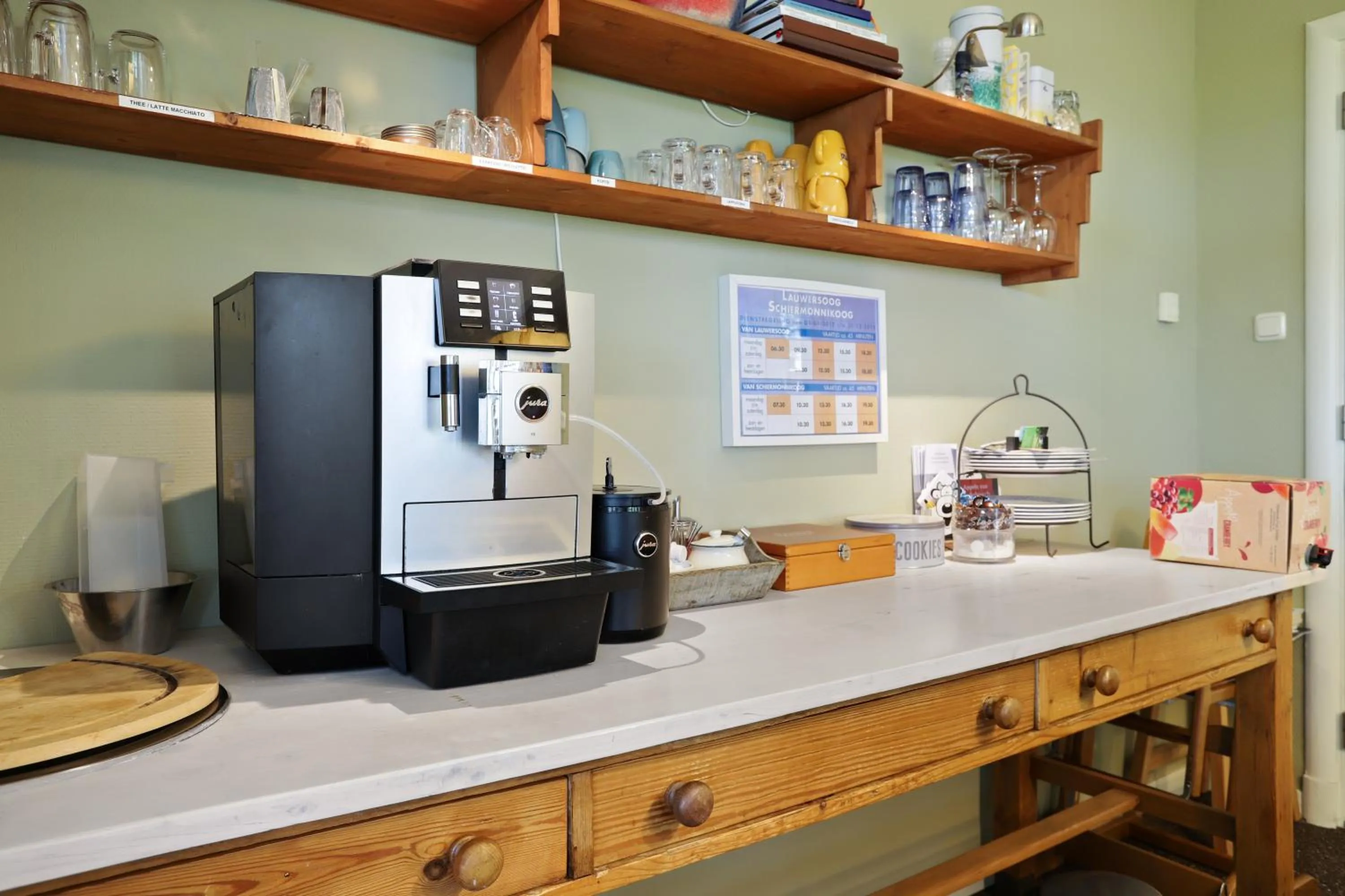 Coffee/tea facilities in B&B - Sauna D'Olle Pastorie