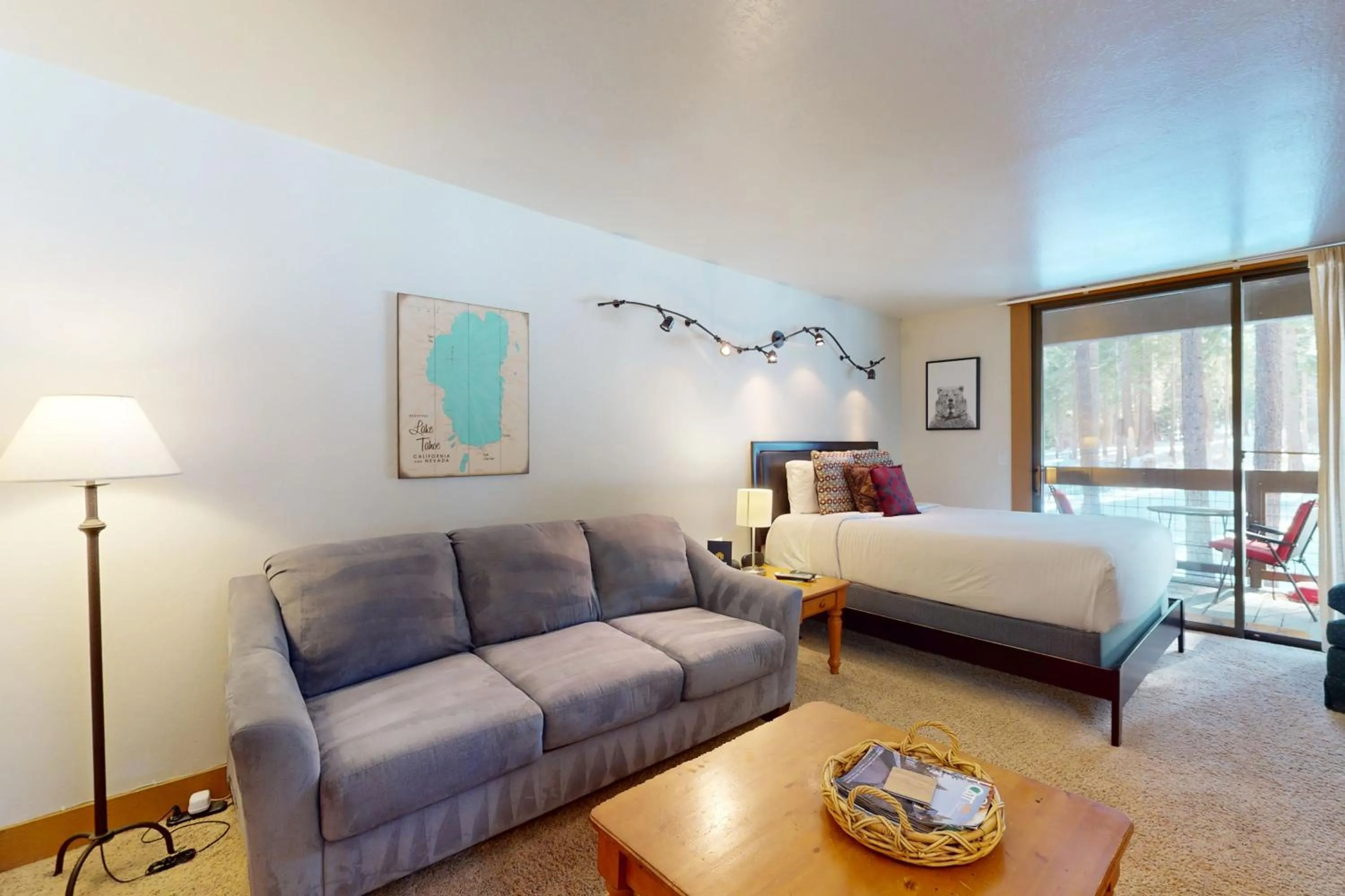 Bed in Aspen Grove Hideaway