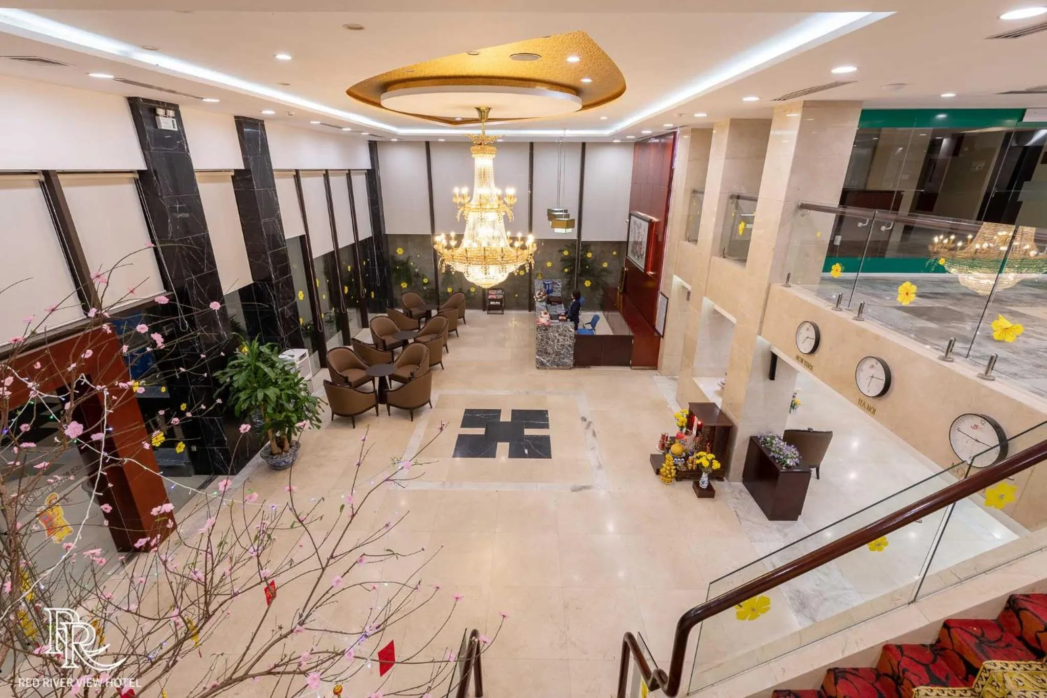 Lobby or reception in Red River View Hotel