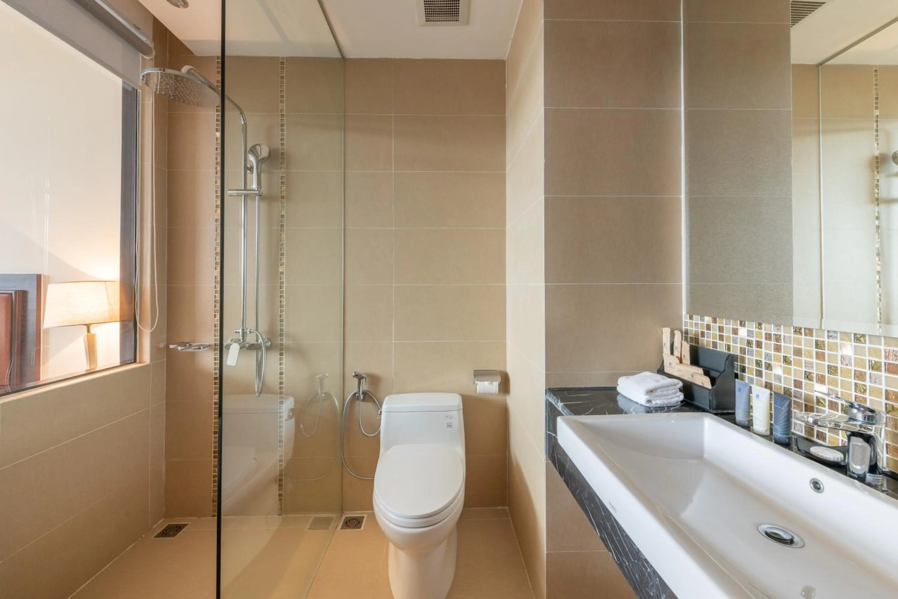 Bathroom in Red River View Hotel