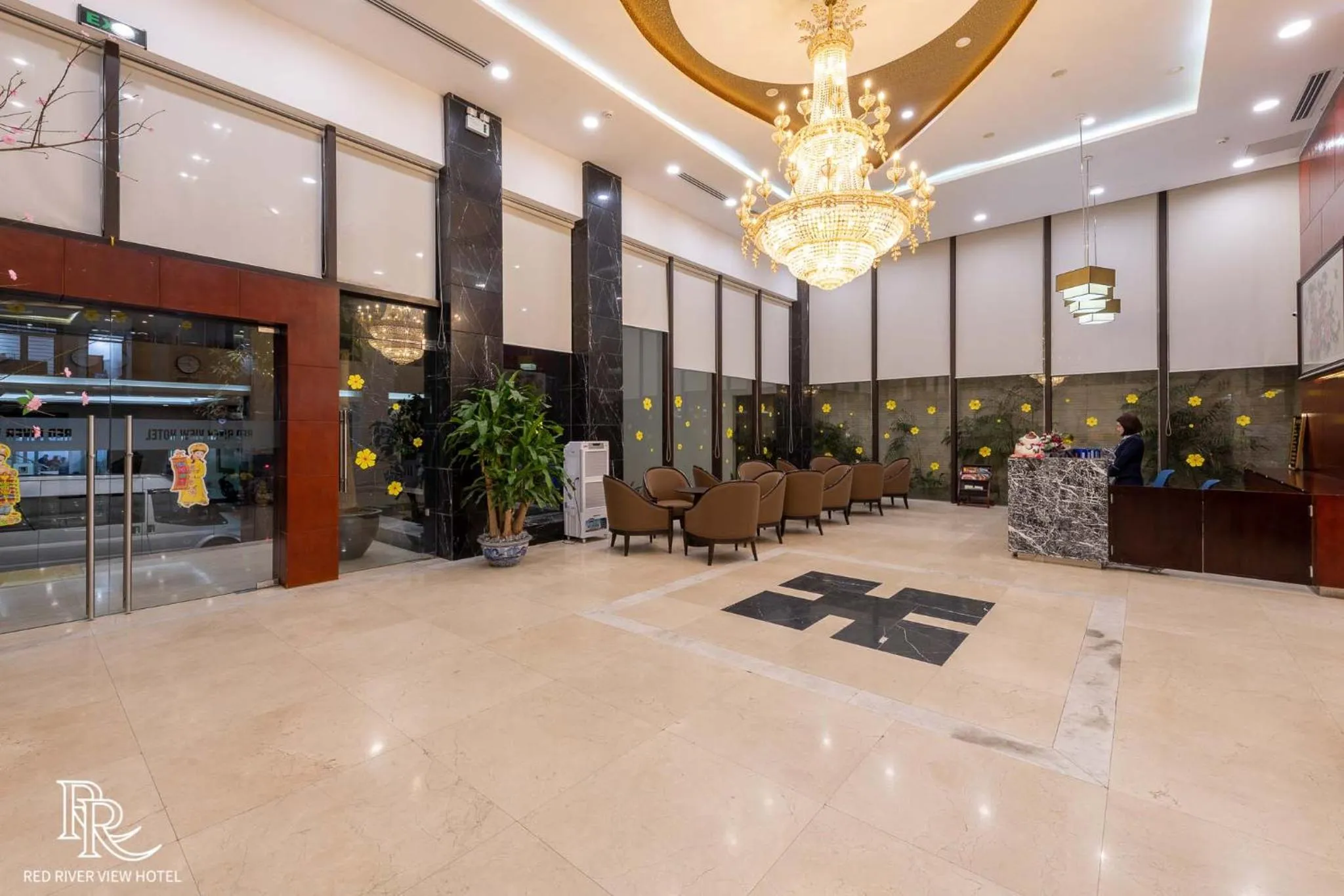 Lobby or reception in Red River View Hotel