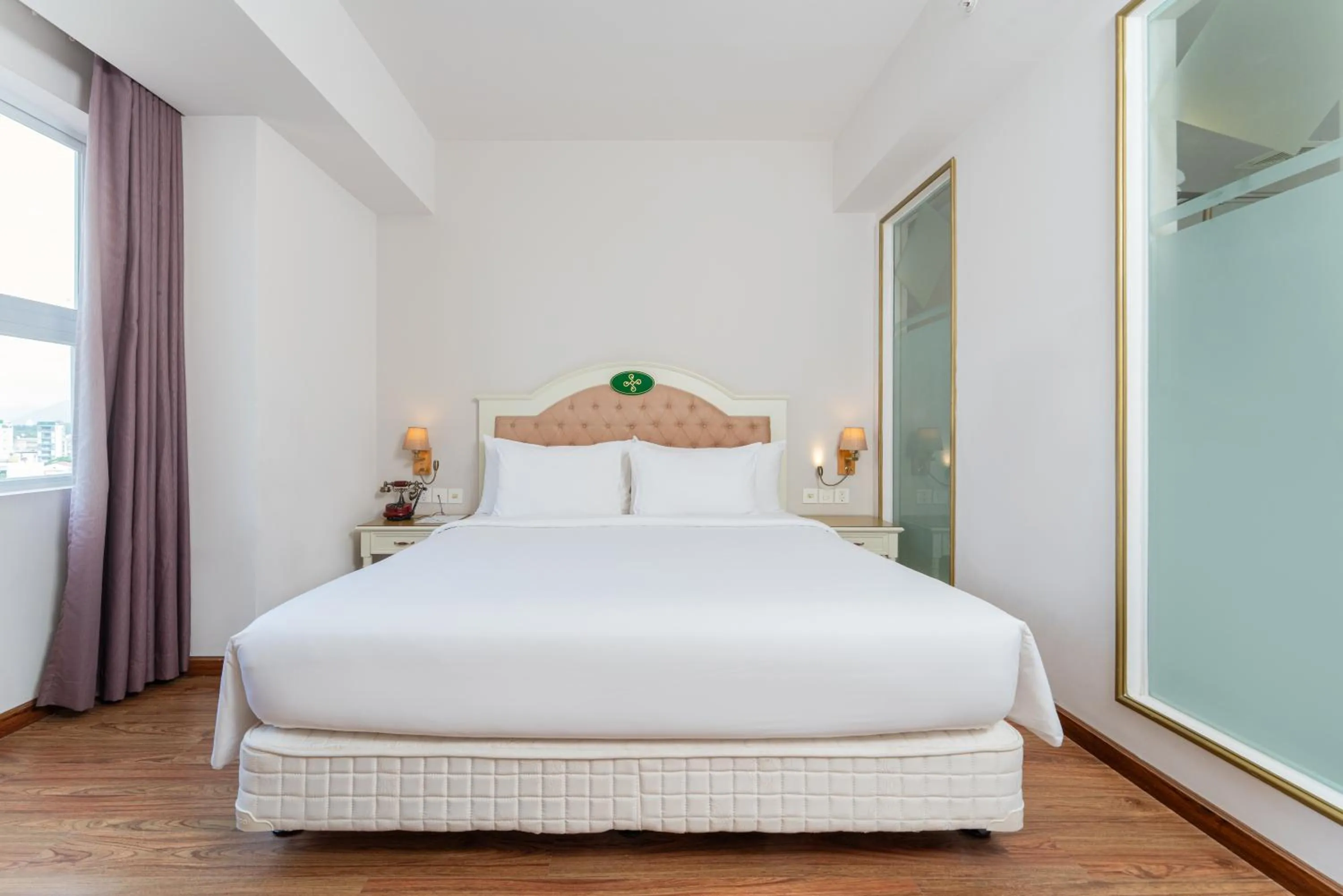 Bed in Nha Trang Prince Hotel