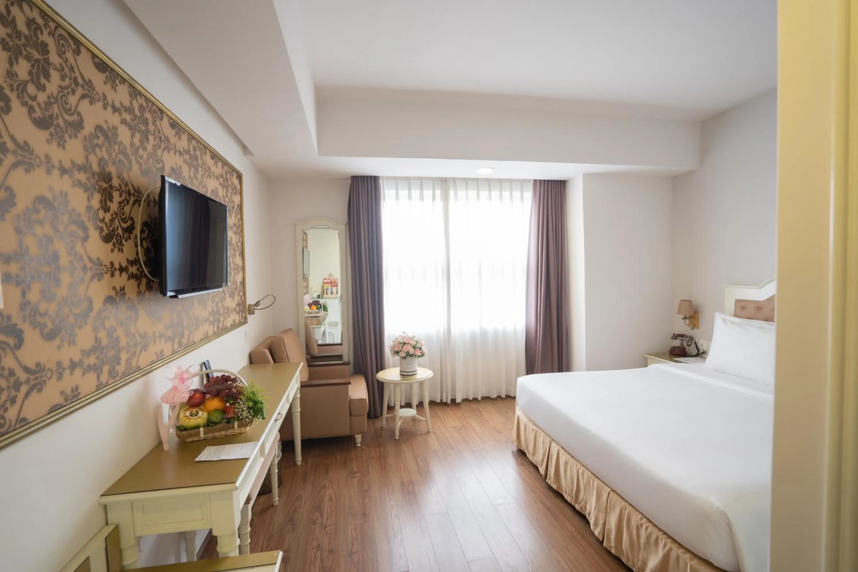 Bed in Isena Nha Trang Hotel