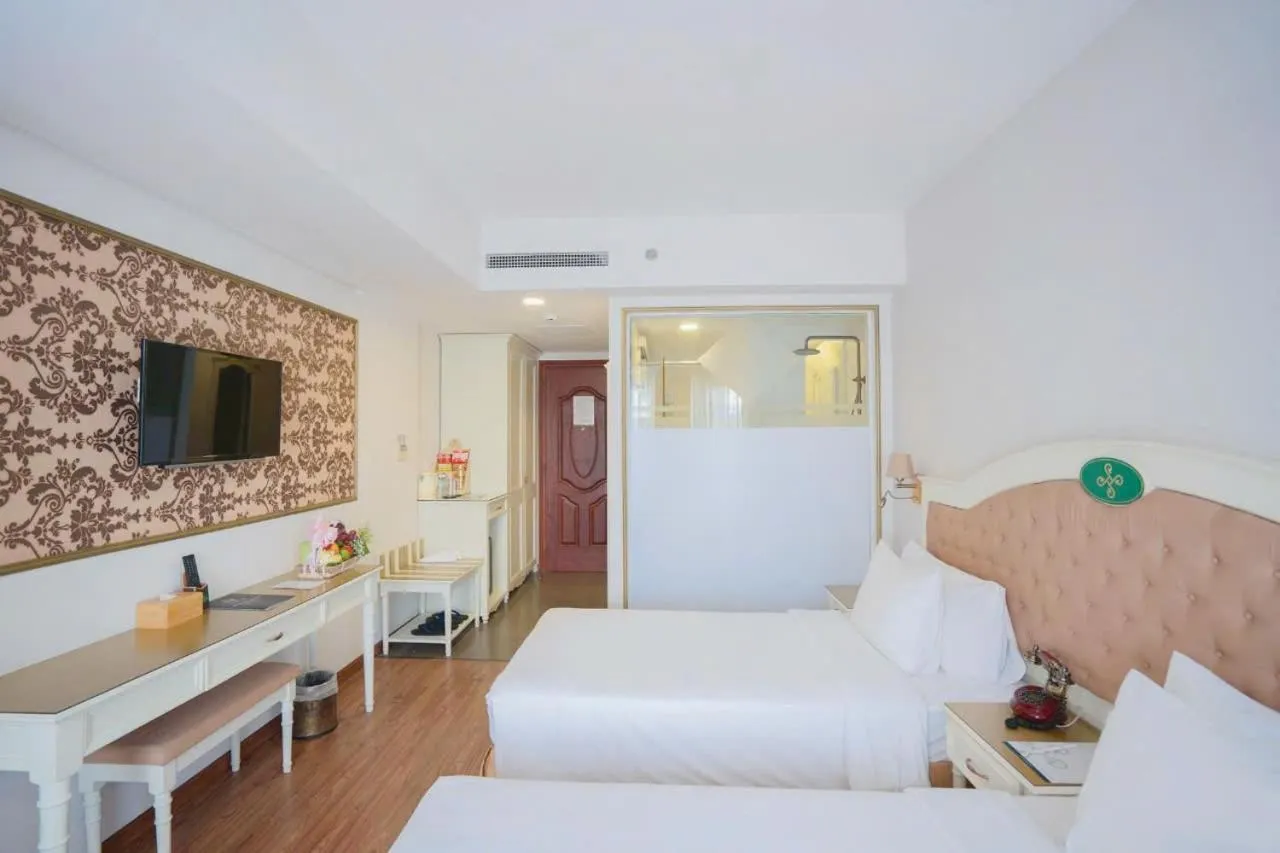 Bed in Isena Nha Trang Hotel