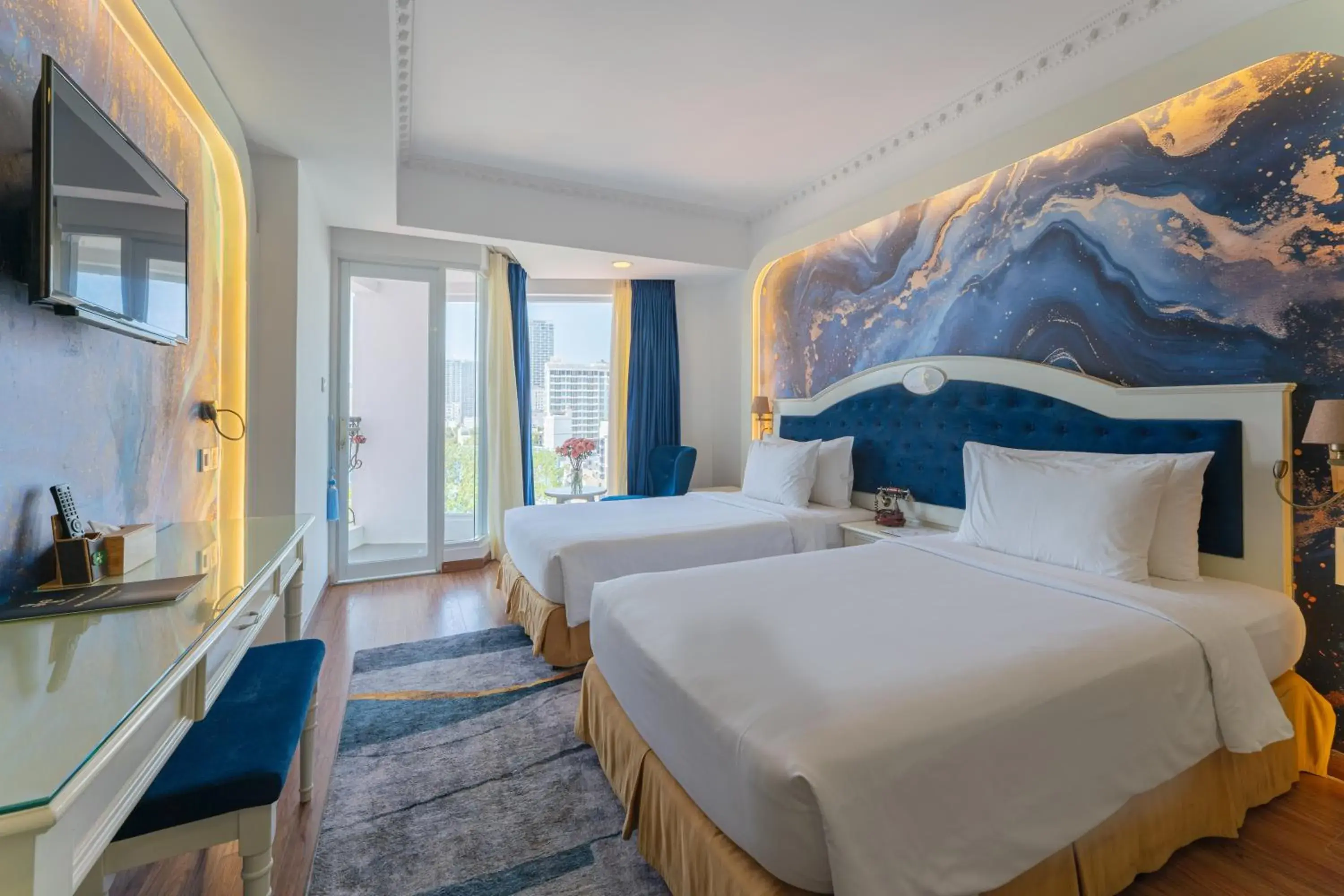 Twin Room with Balcony in Nha Trang Prince Hotel Twin Room with Balcony in Nha Trang Prince Hotel