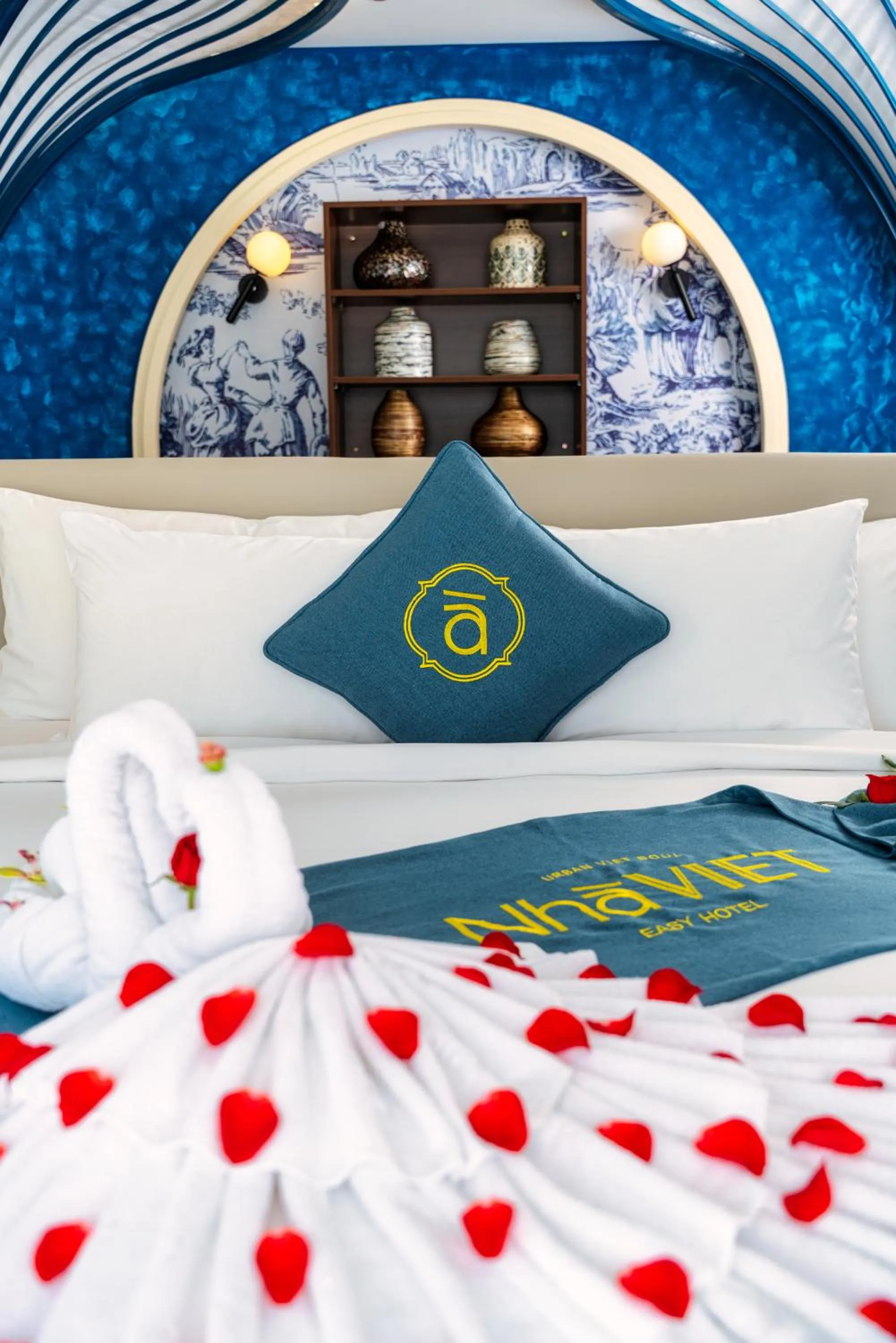 Bed in Nha Trang Prince Hotel