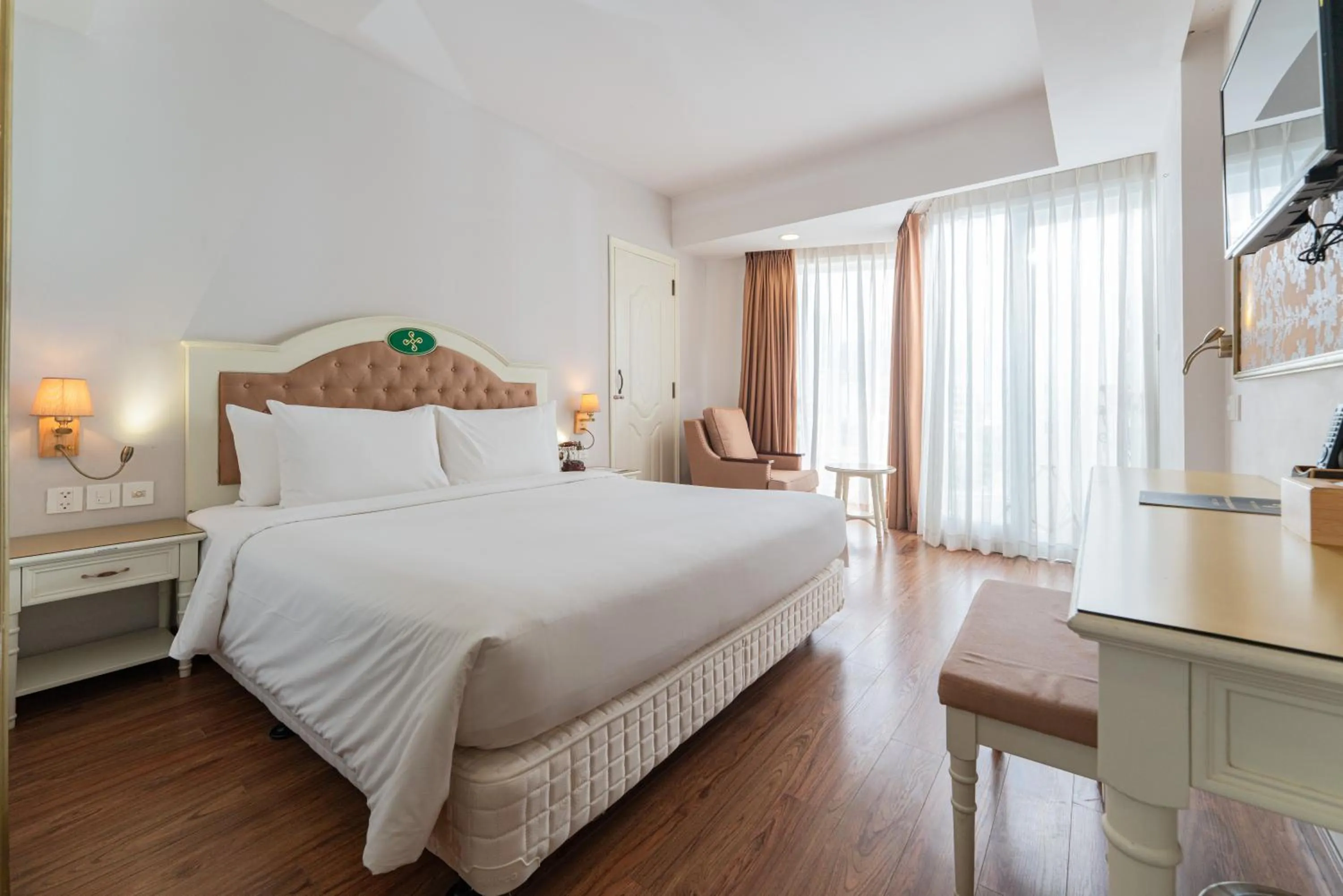 Bed in Nha Trang Prince Hotel