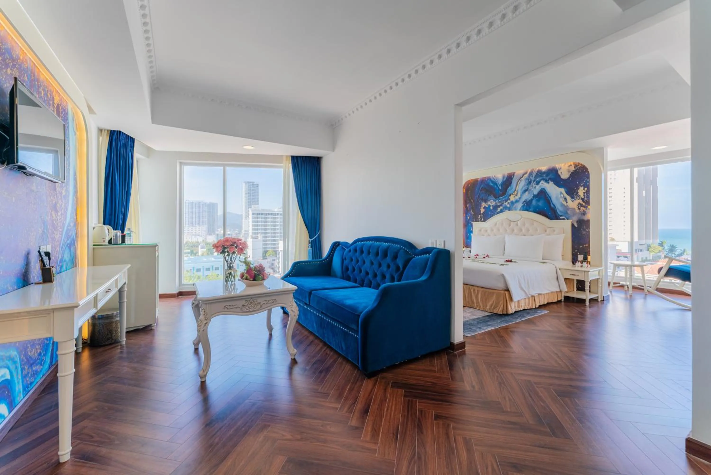 Living room in Nha Trang Prince Hotel